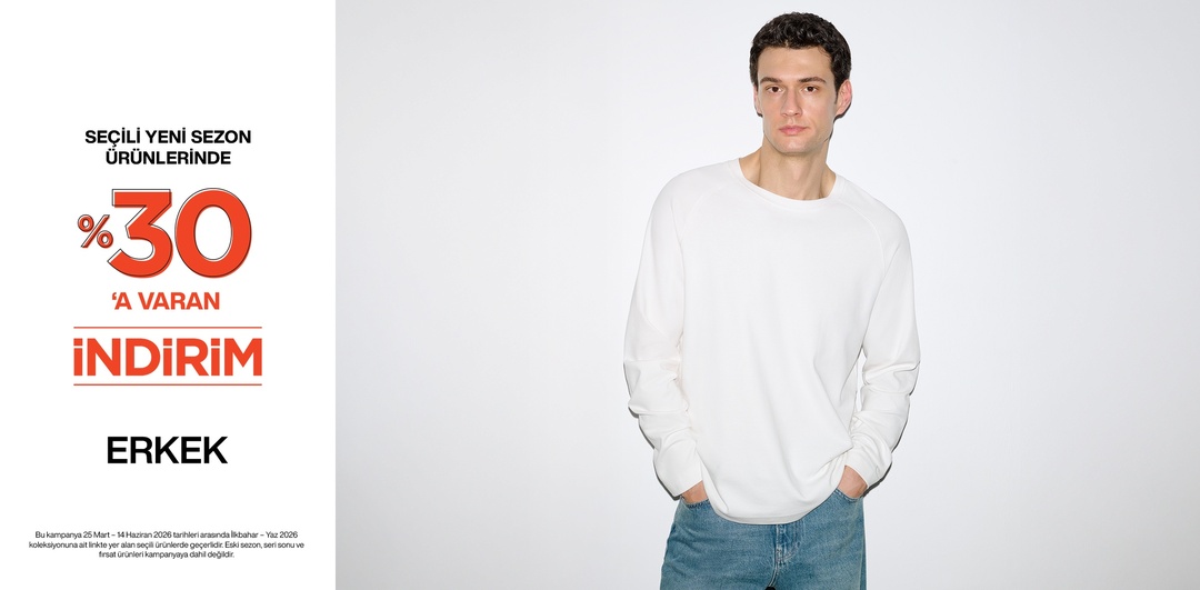 Erkek %30'a Varan İndirim