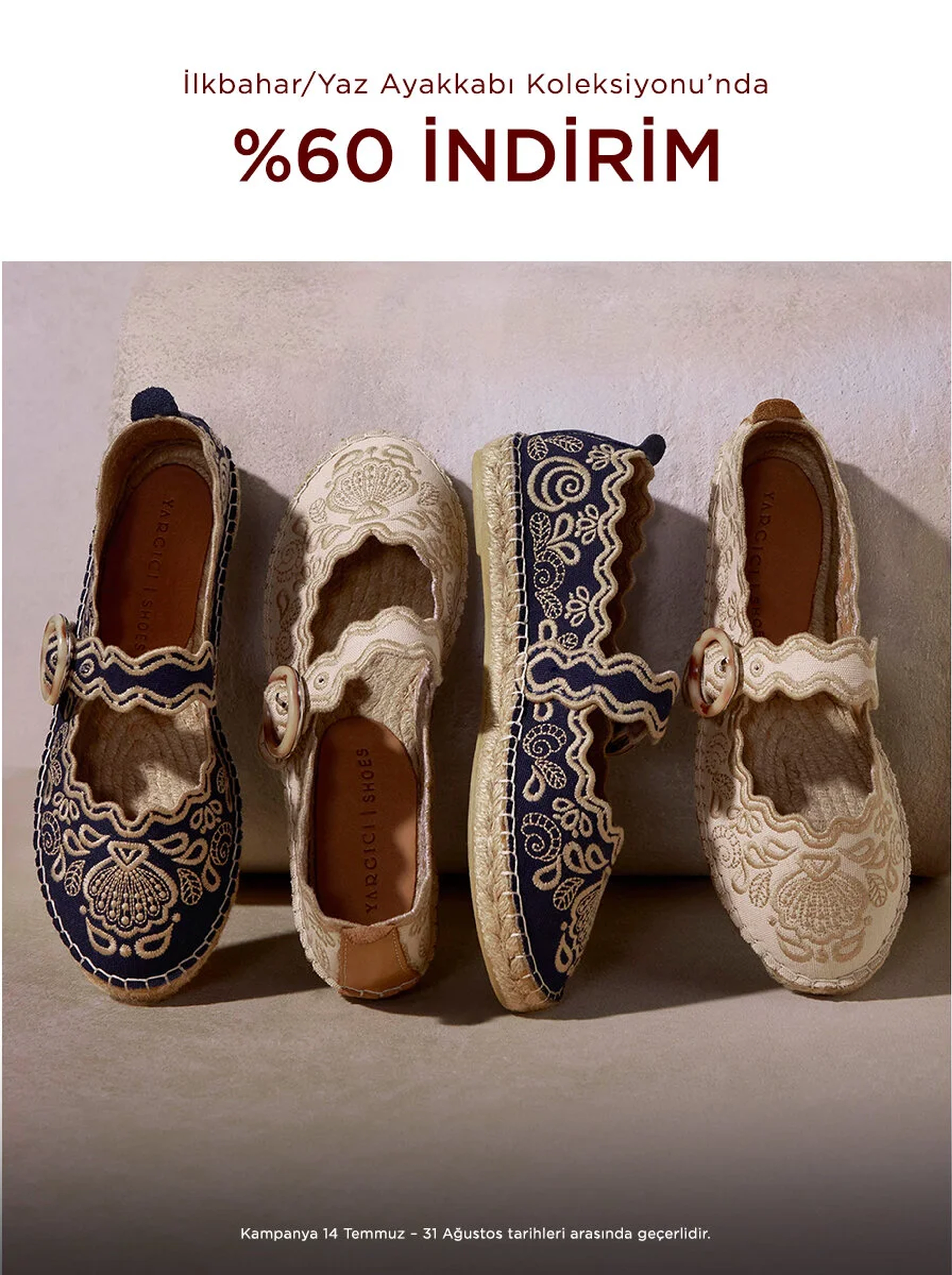 Yargıcı Ayakkabılarda %60 İndirim