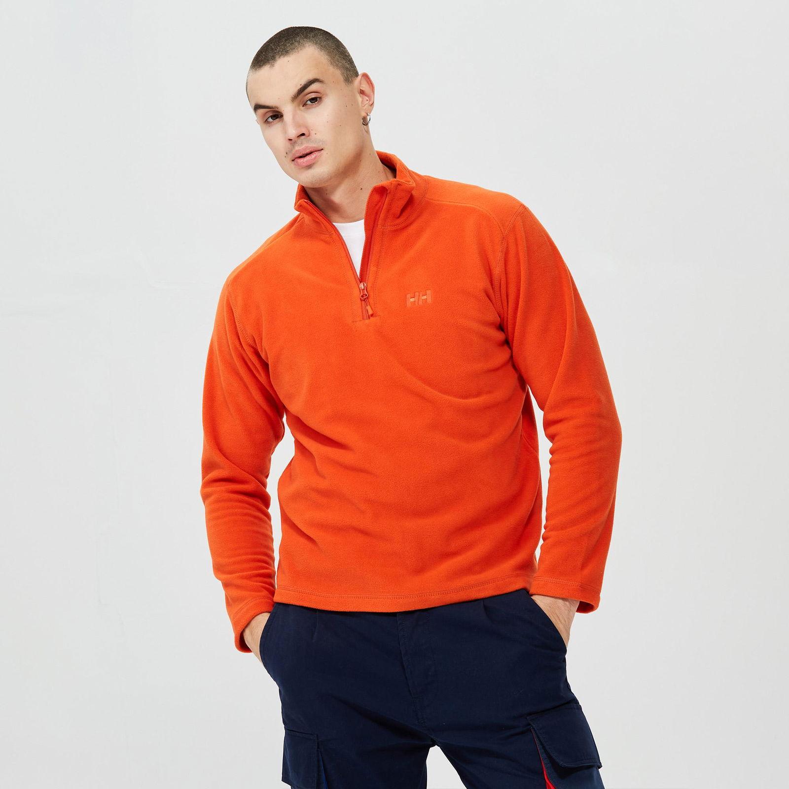 Helly Hansen Mount Polar Erkek Turuncu Sweatshirt