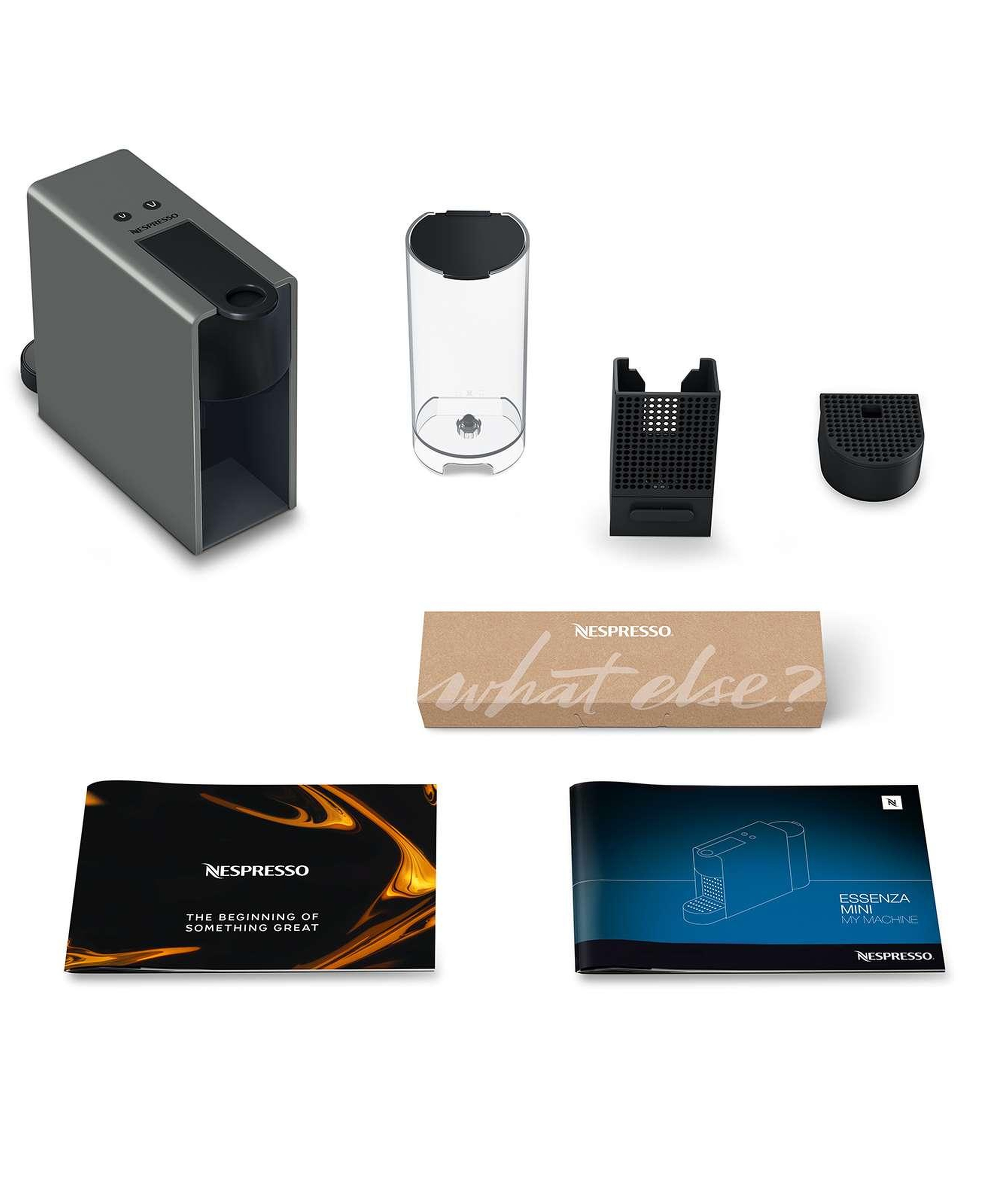 Nespresso C30 Essenza Mini Espresso Kahve Makinesi, Gri