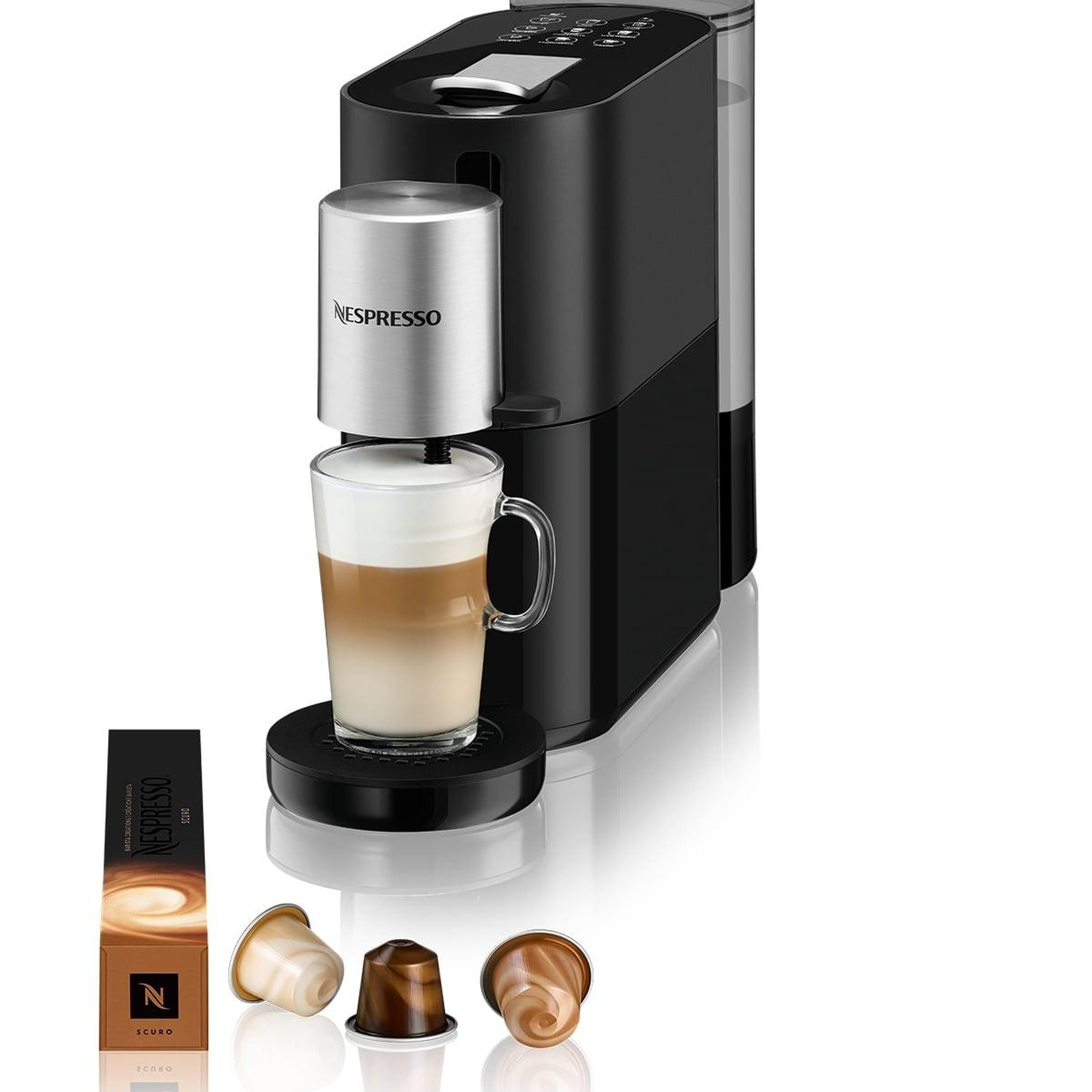Nespresso Atelier S85 Kapsüllü Espresso Kahve Makinesi,Siyah