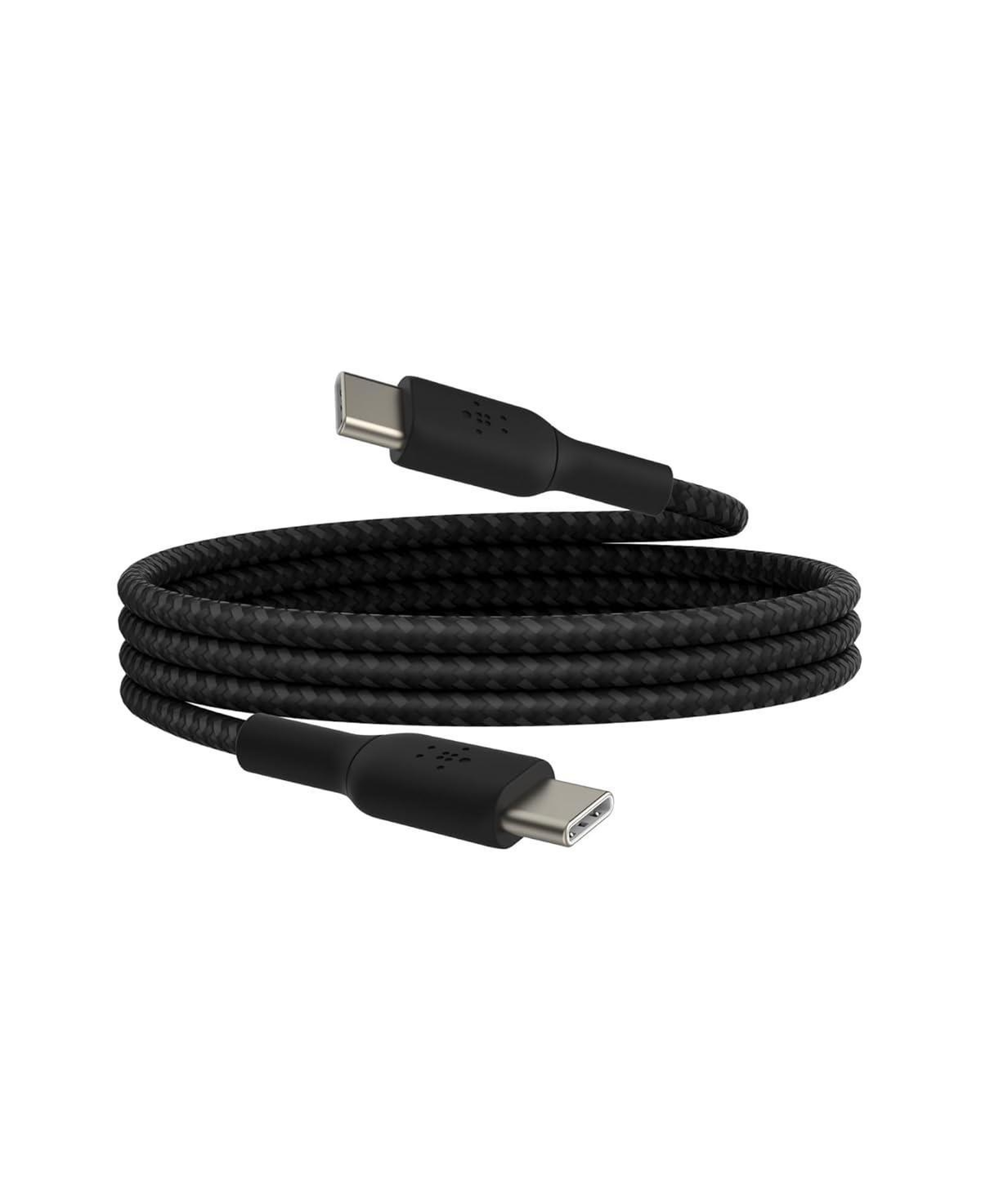 Belkin Boost Charge 60W Örgülü USB-C - USB-C Kablosu 1m, Siyah