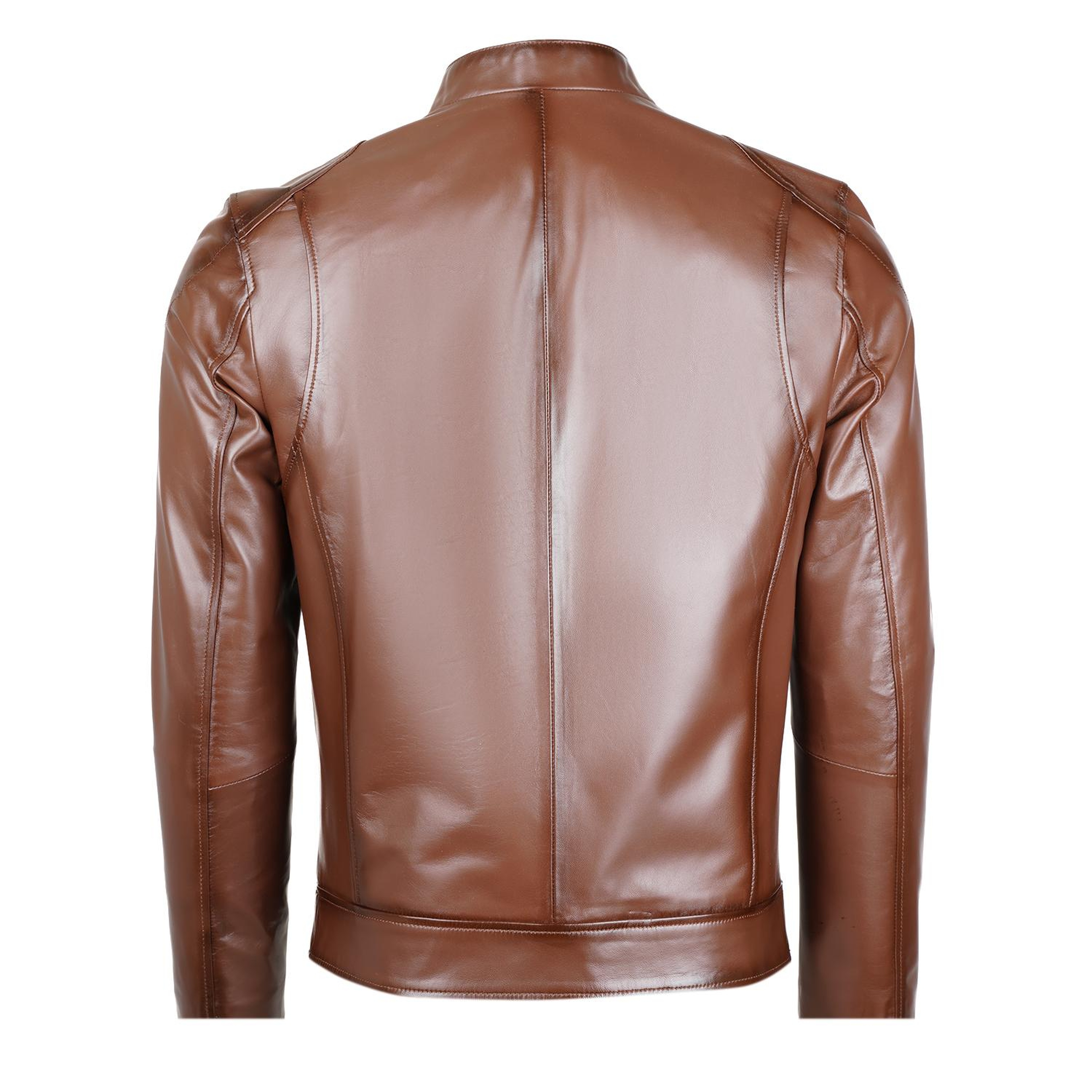 Manlio Kahve Erkek Deri Mont