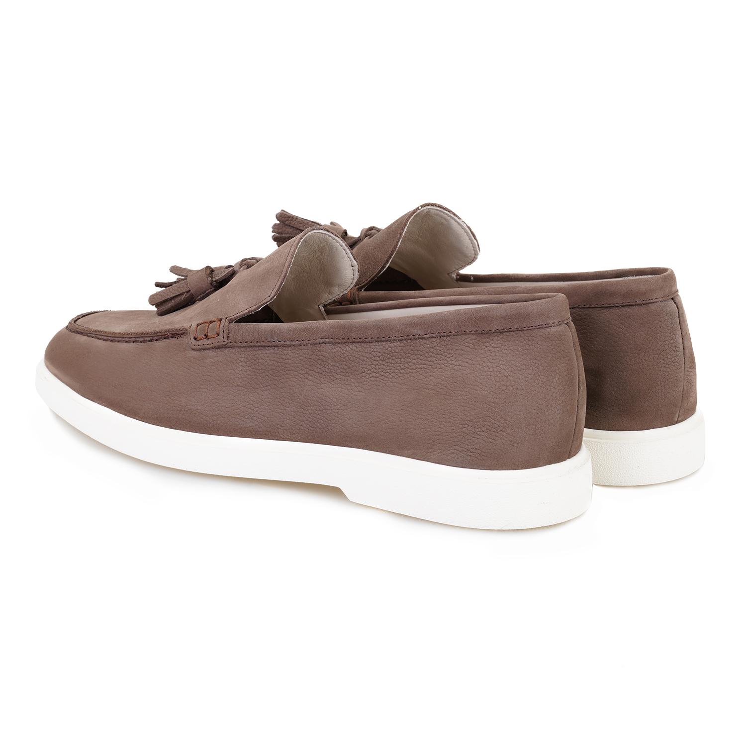 Miles Kahve Erkek Nubuk Deri Loafer