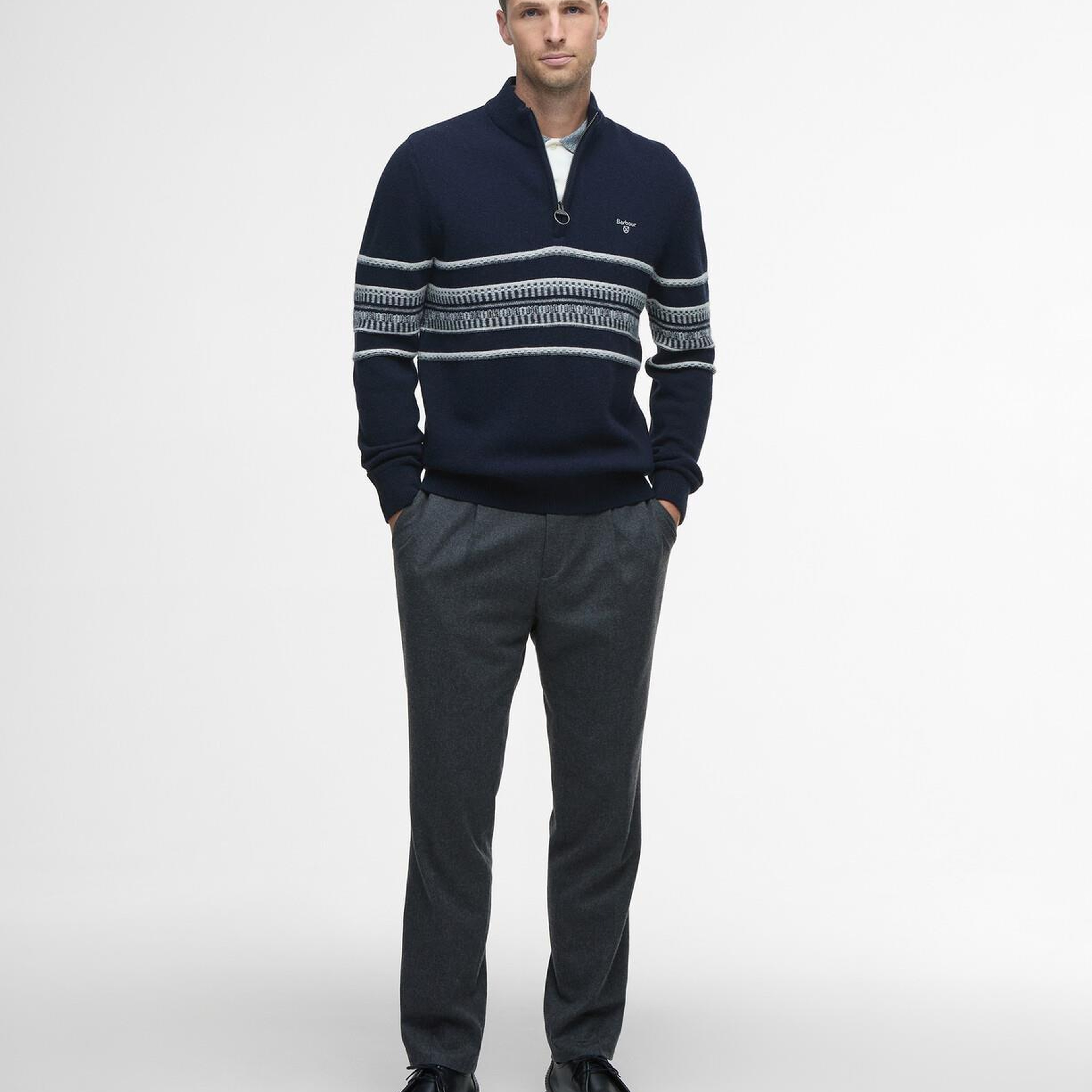 Barbour Kepwick Yarım Fermuarlı Kazak