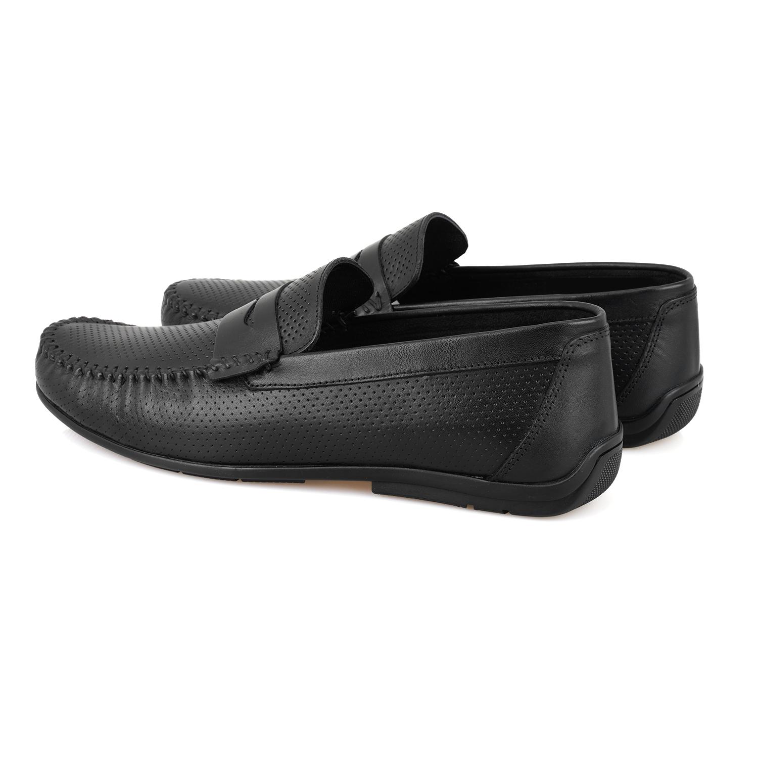 Daniel Siyah Erkek Deri Loafer