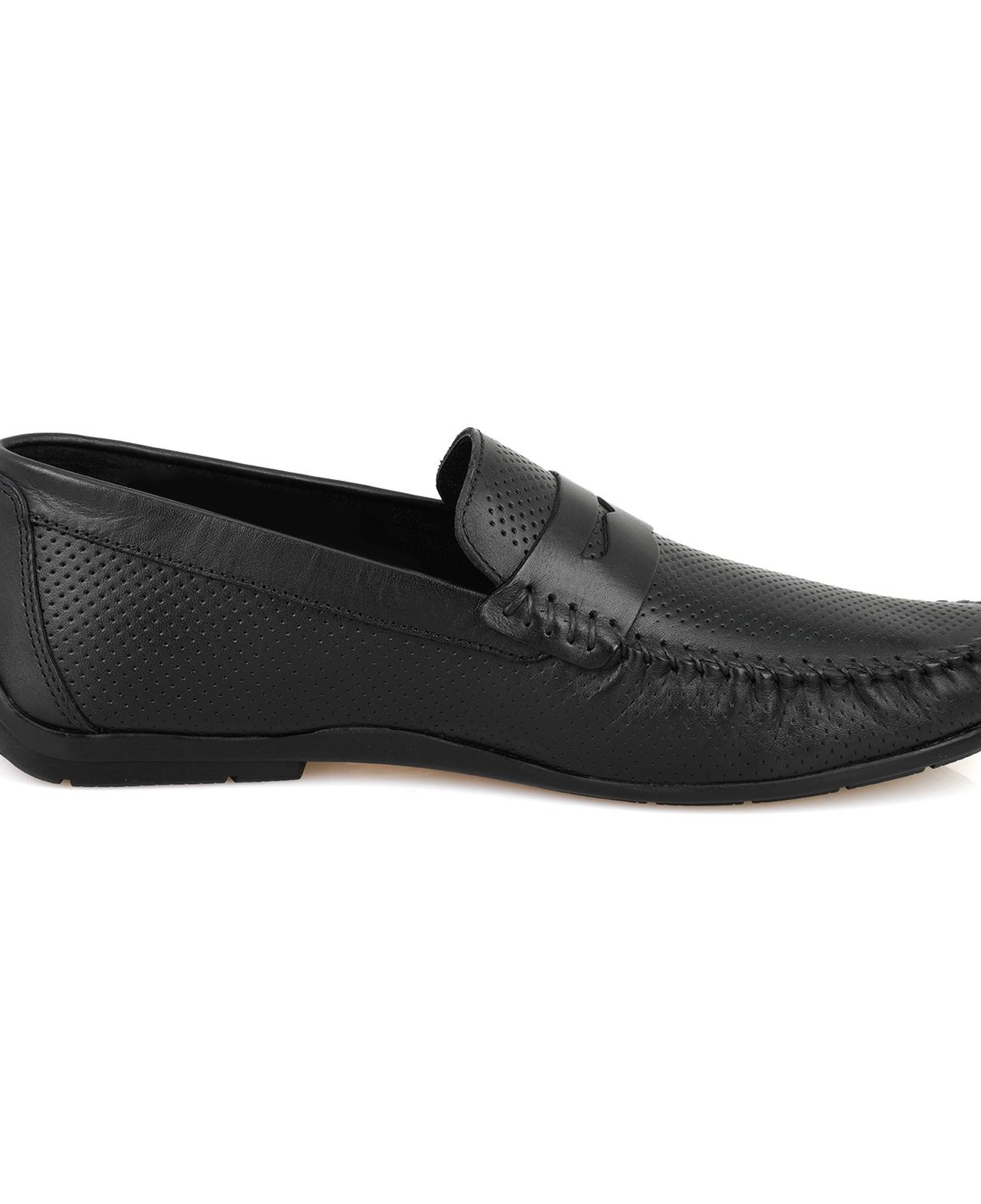 Daniel Siyah Erkek Deri Loafer