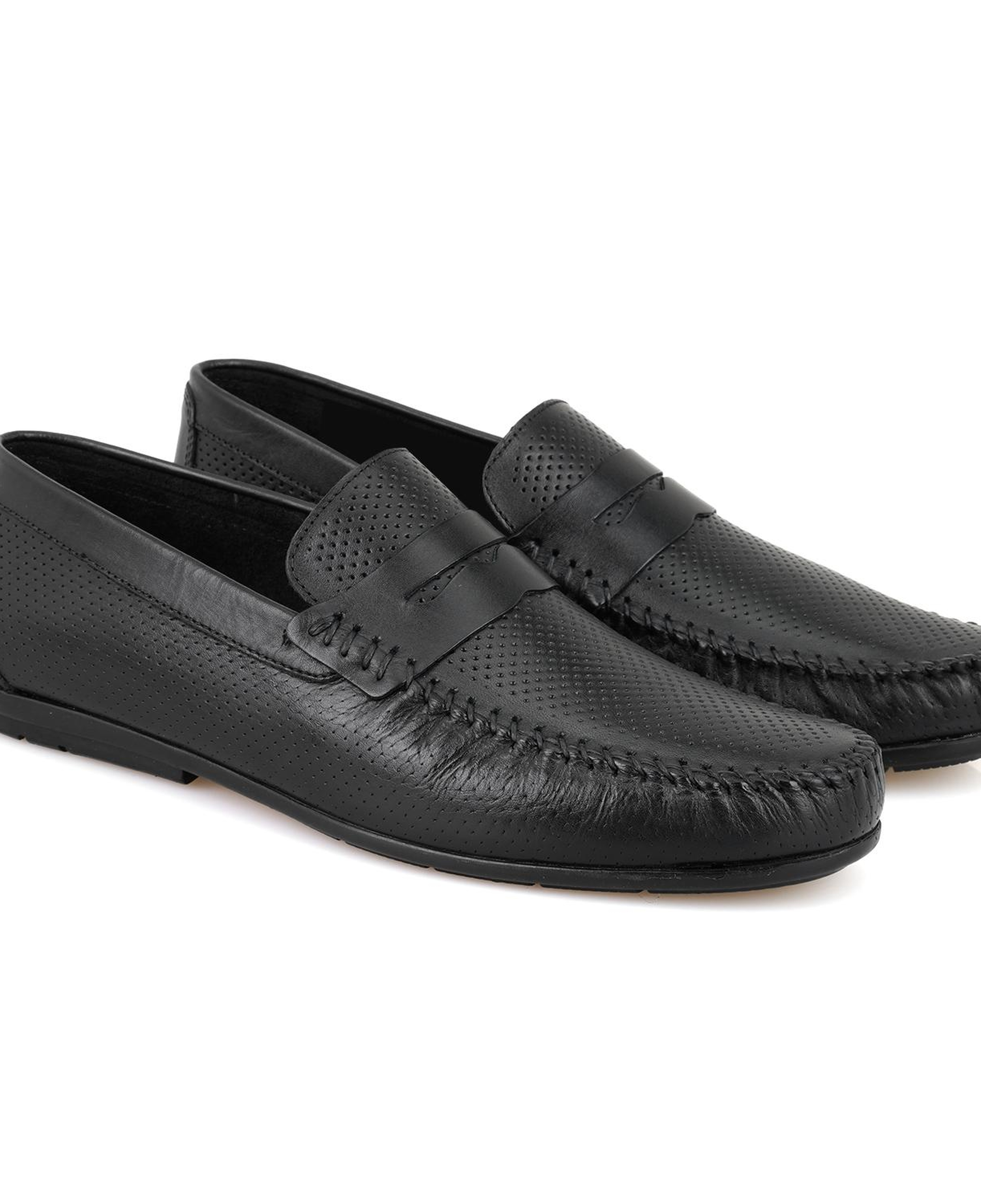 Daniel Siyah Erkek Deri Loafer