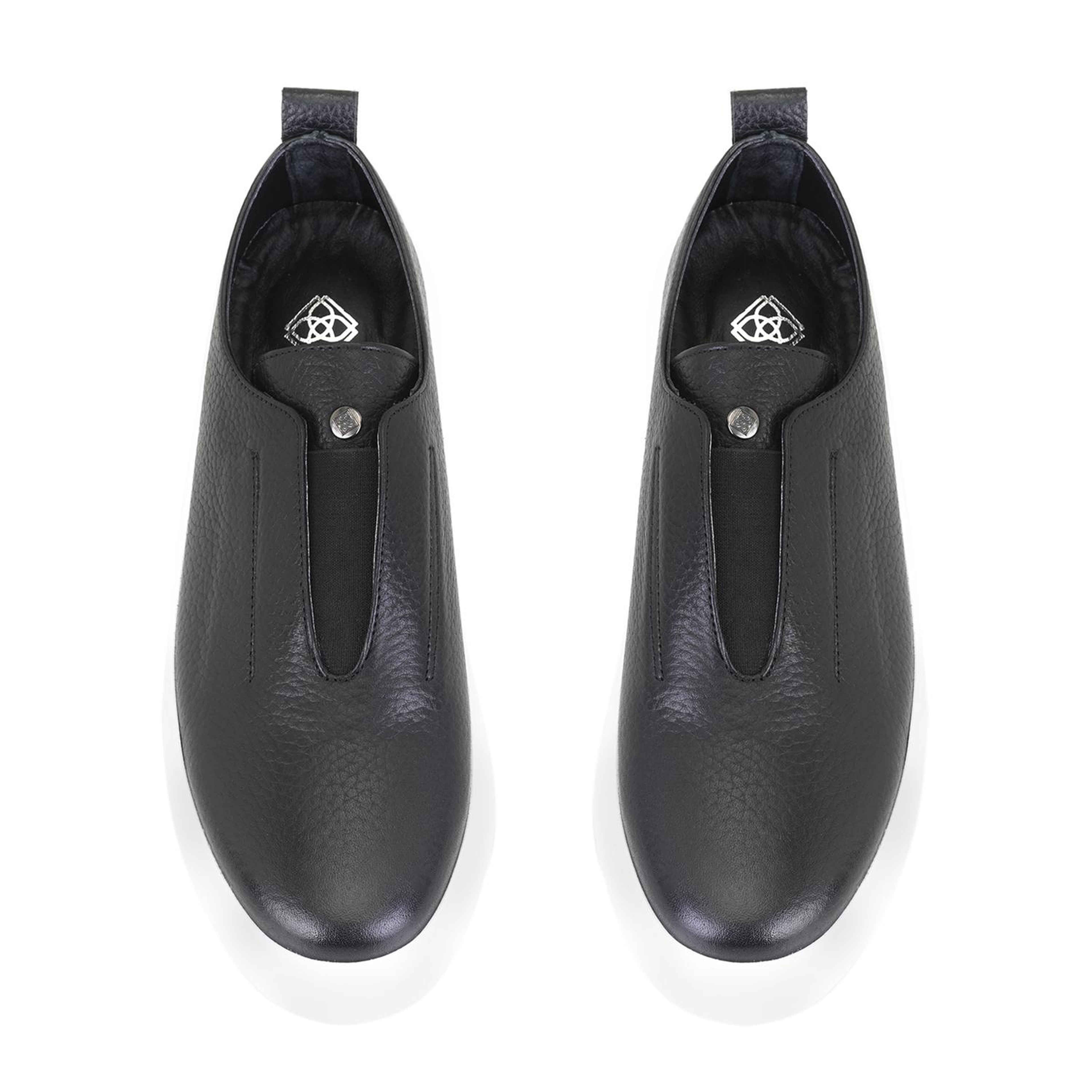 Kadın Siyah Deri Spor Ayakkabı