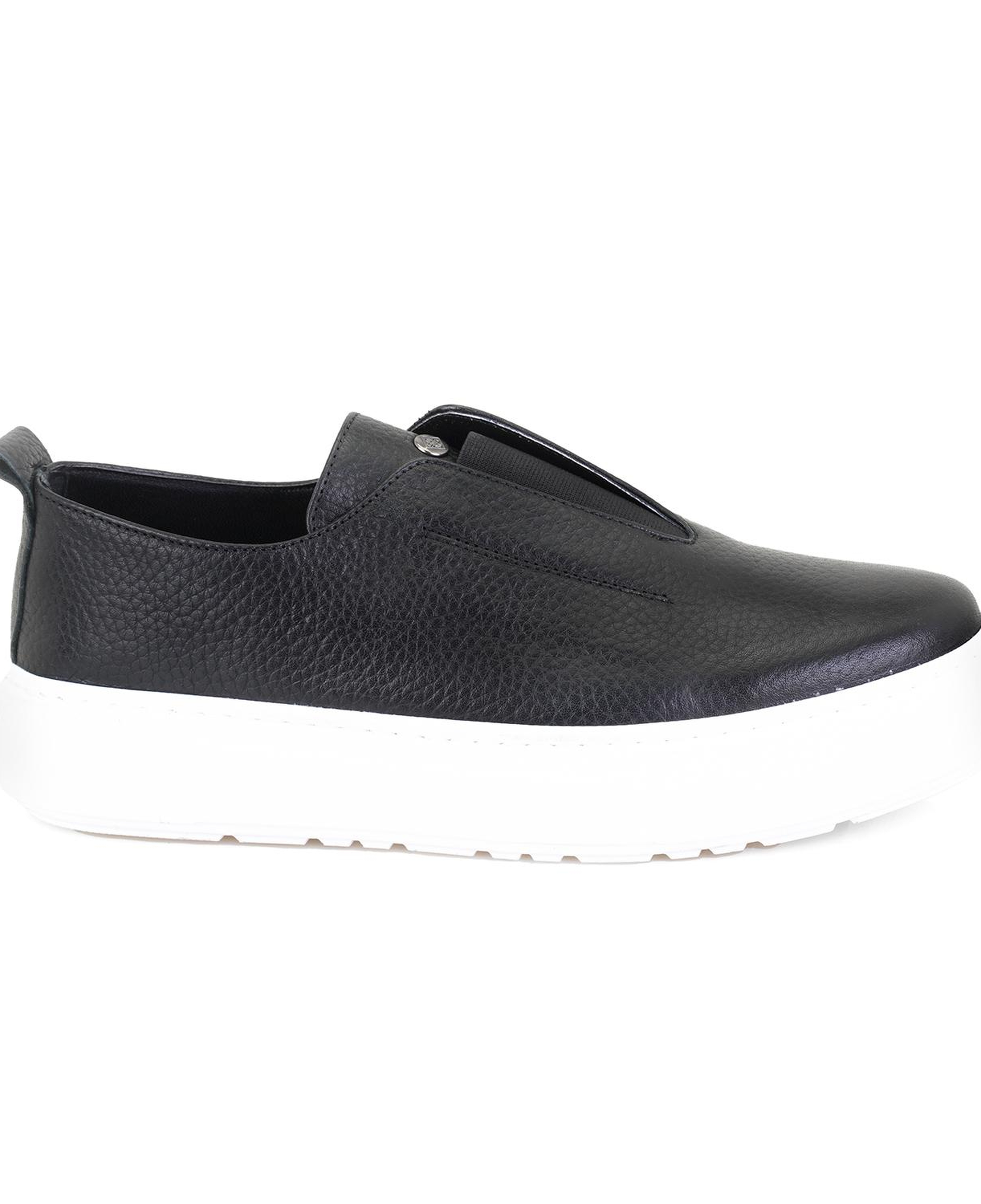 Kadın Siyah Deri Spor Ayakkabı