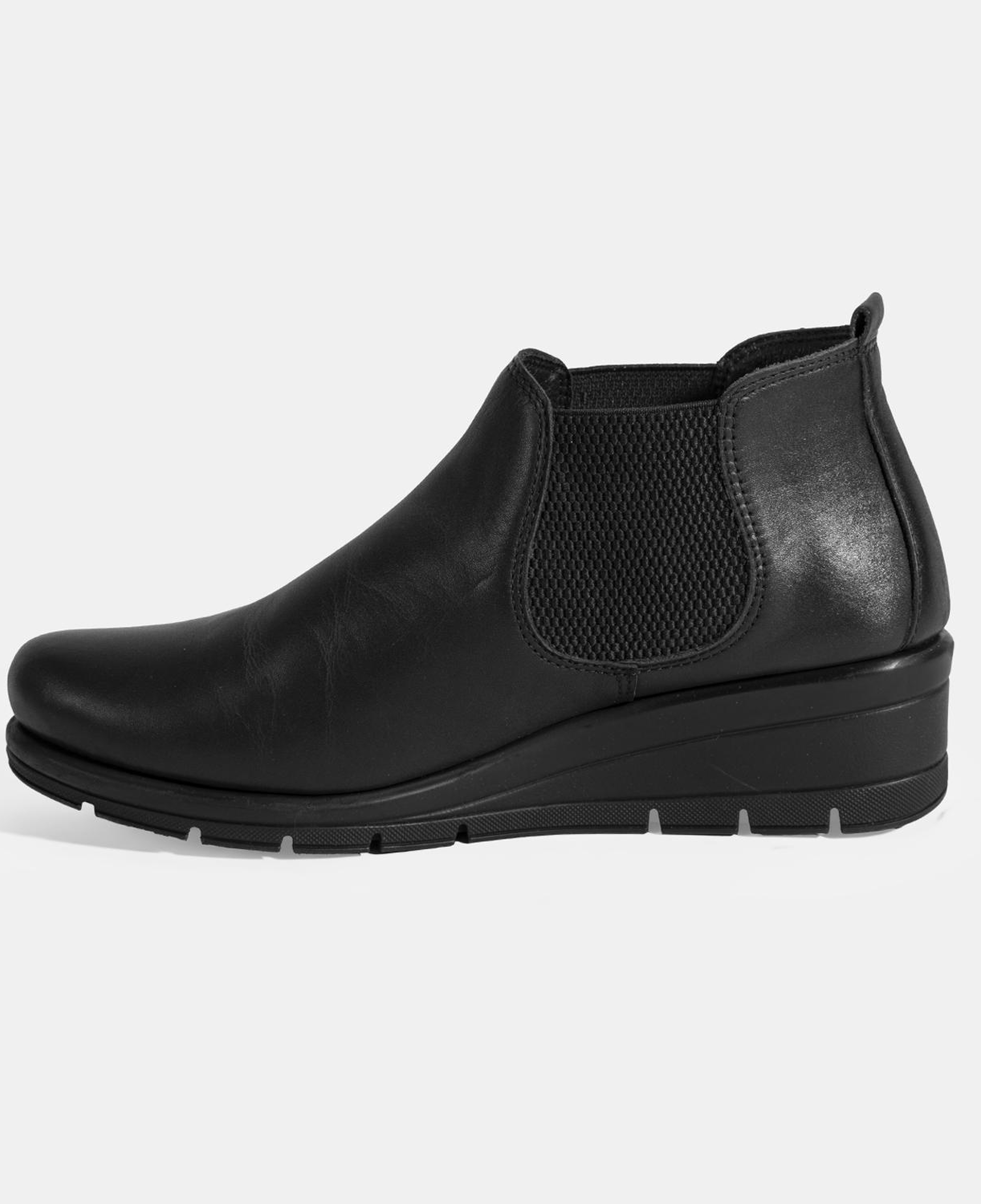 Kadın Siyah DesaComfort Bilek Boy Deri Bot