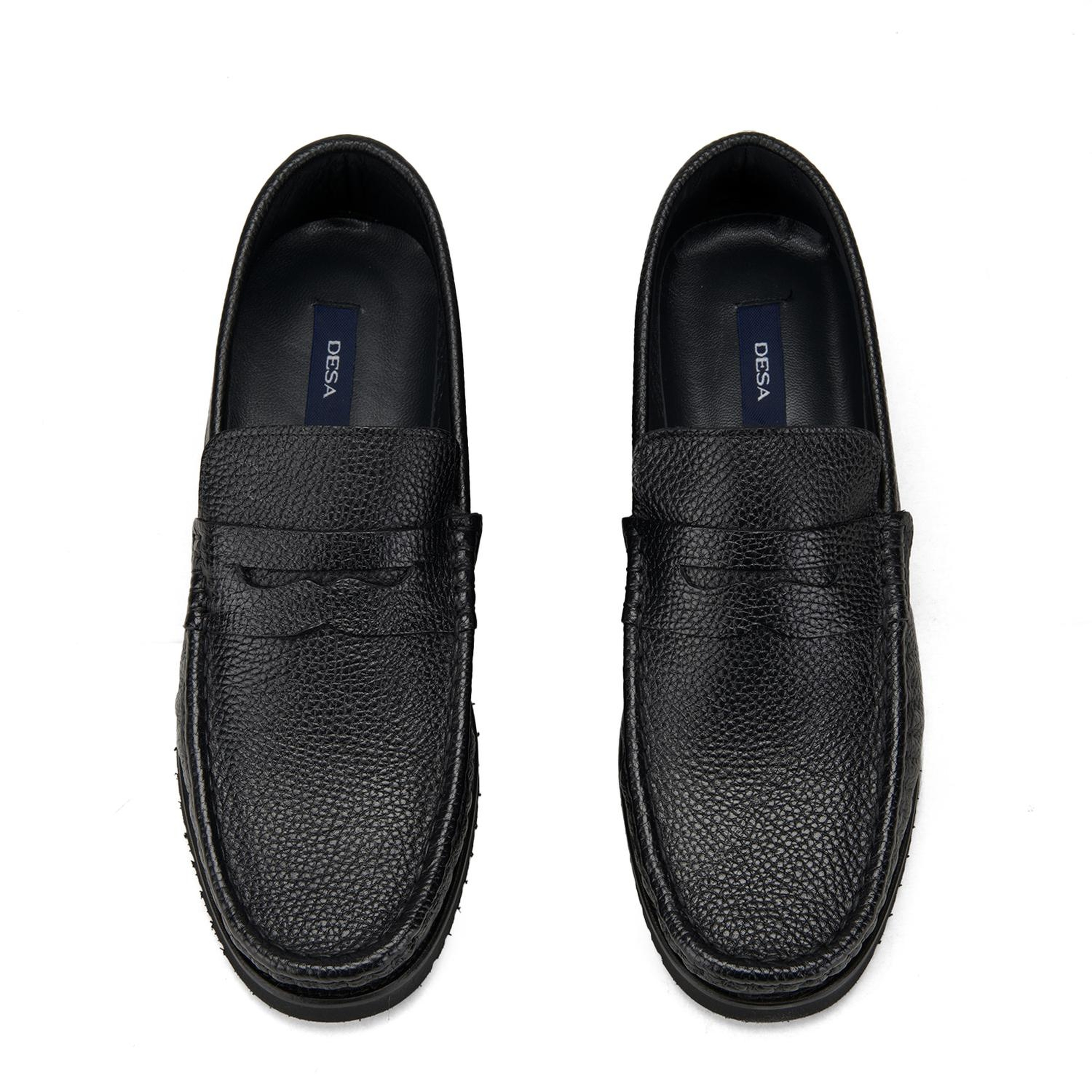 Rahel Siyah Erkek Günlük Deri Ayakkabı