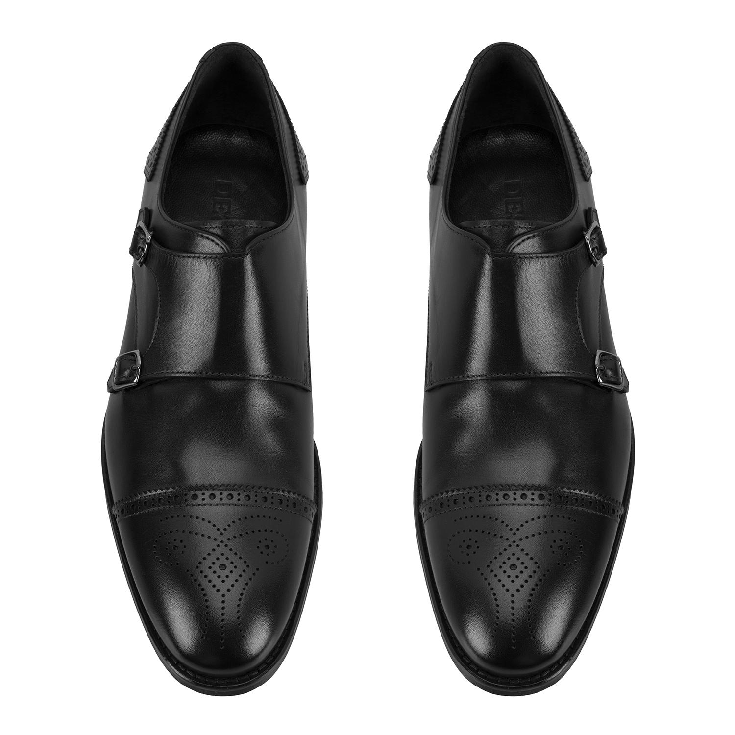 Olian Siyah Klasik Erkek Deri Ayakkabı