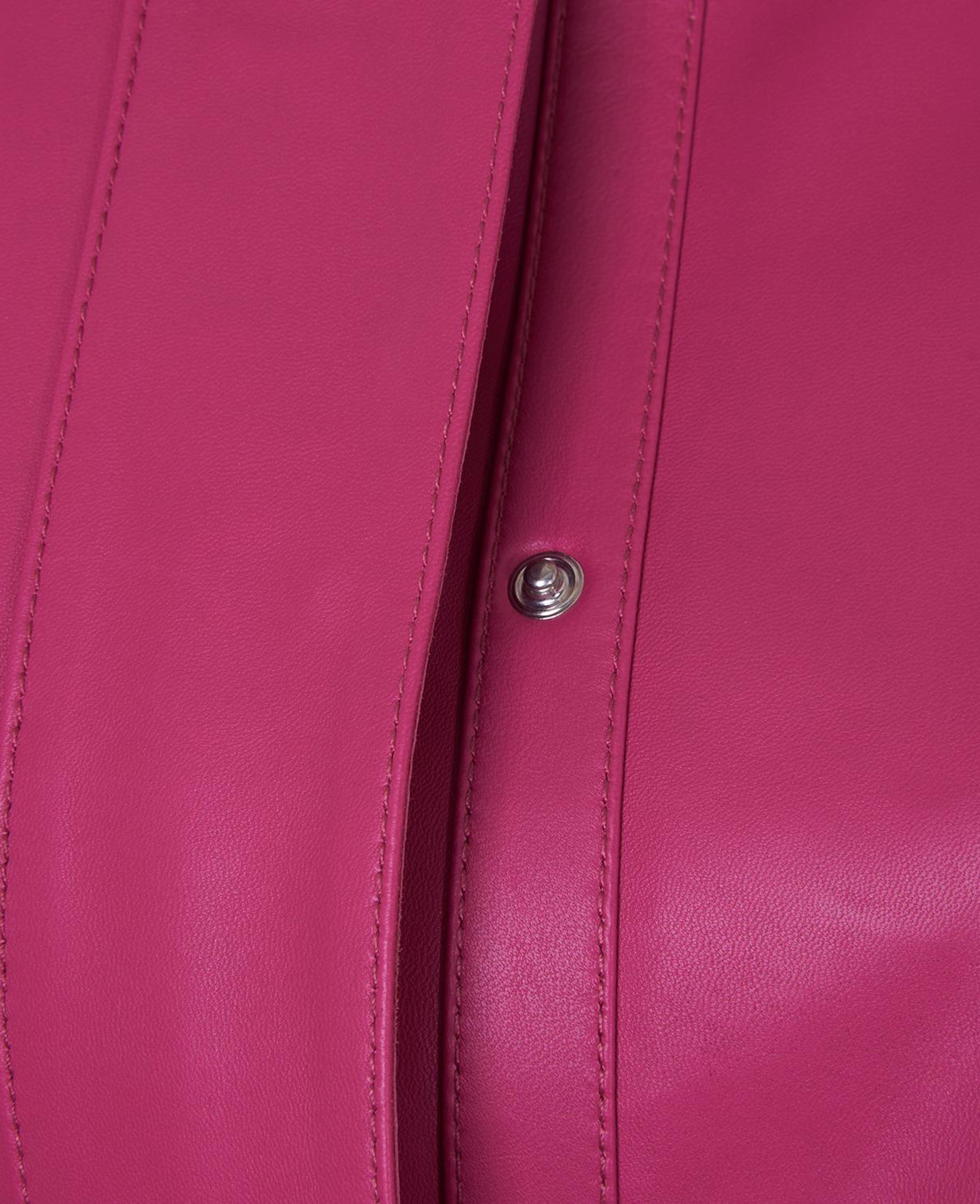 Maura Pembe Kadın Deri Ceket