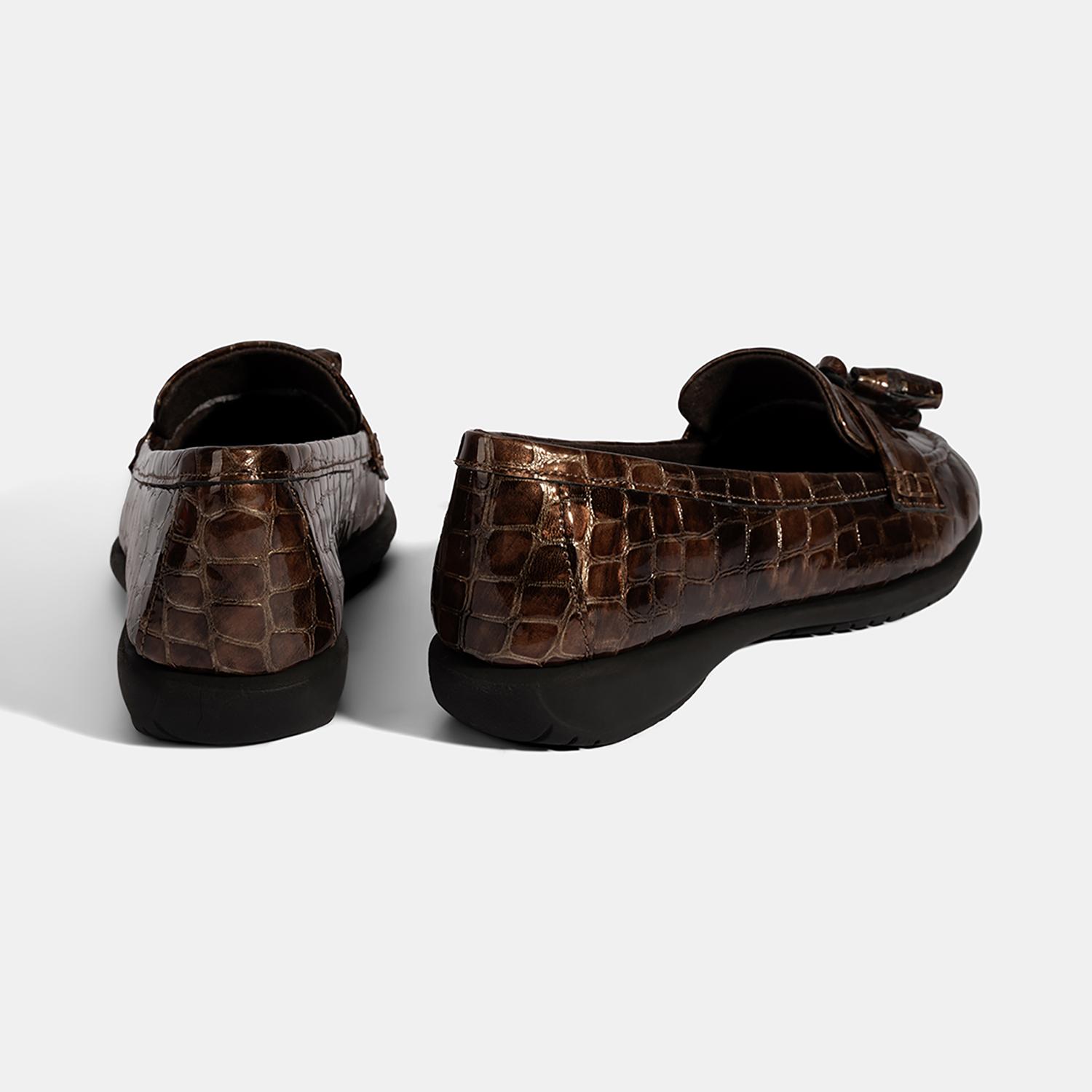 Kadın Kahve DesaComfort Rugan Günlük Ayakkabı