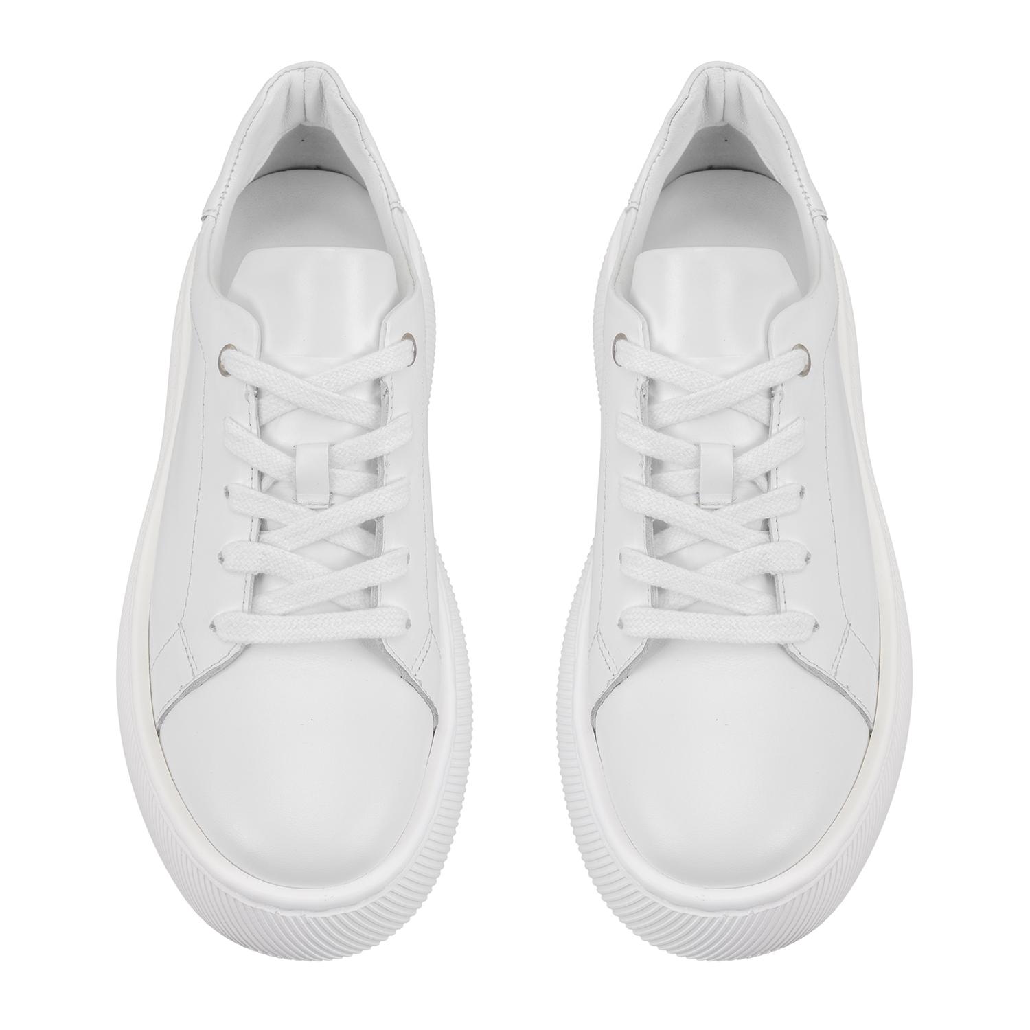 Kadın Beyaz Deri Günlük Ayakkabı