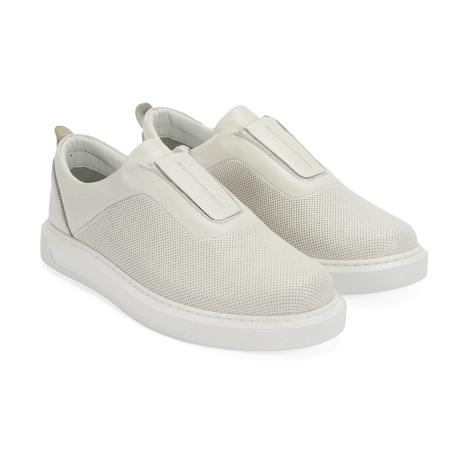 Kadın Beyaz Deri Günlük Ayakkabı