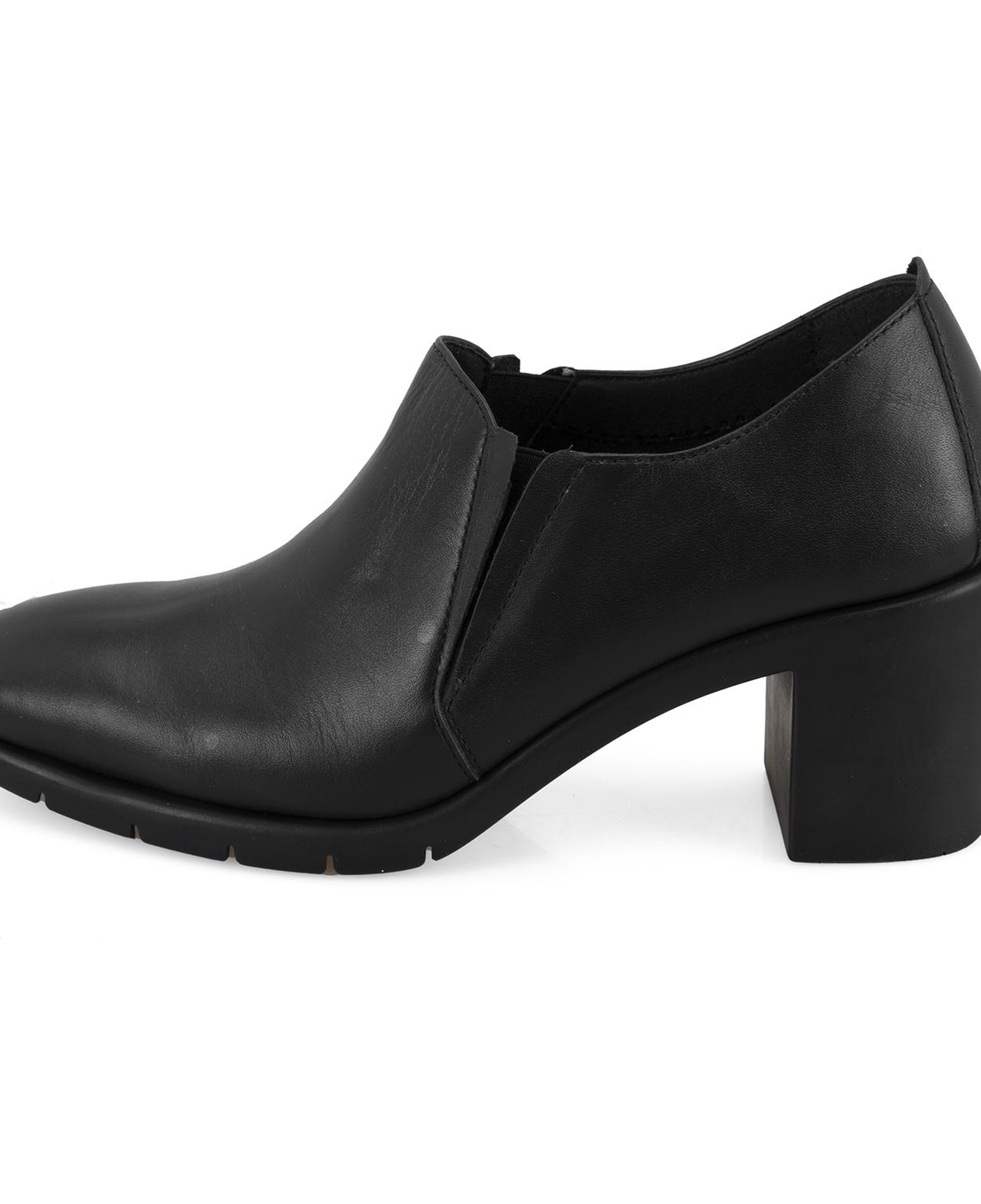 Kadın Siyah DesaComfort Topuklu Deri Günlük Ayakkabı