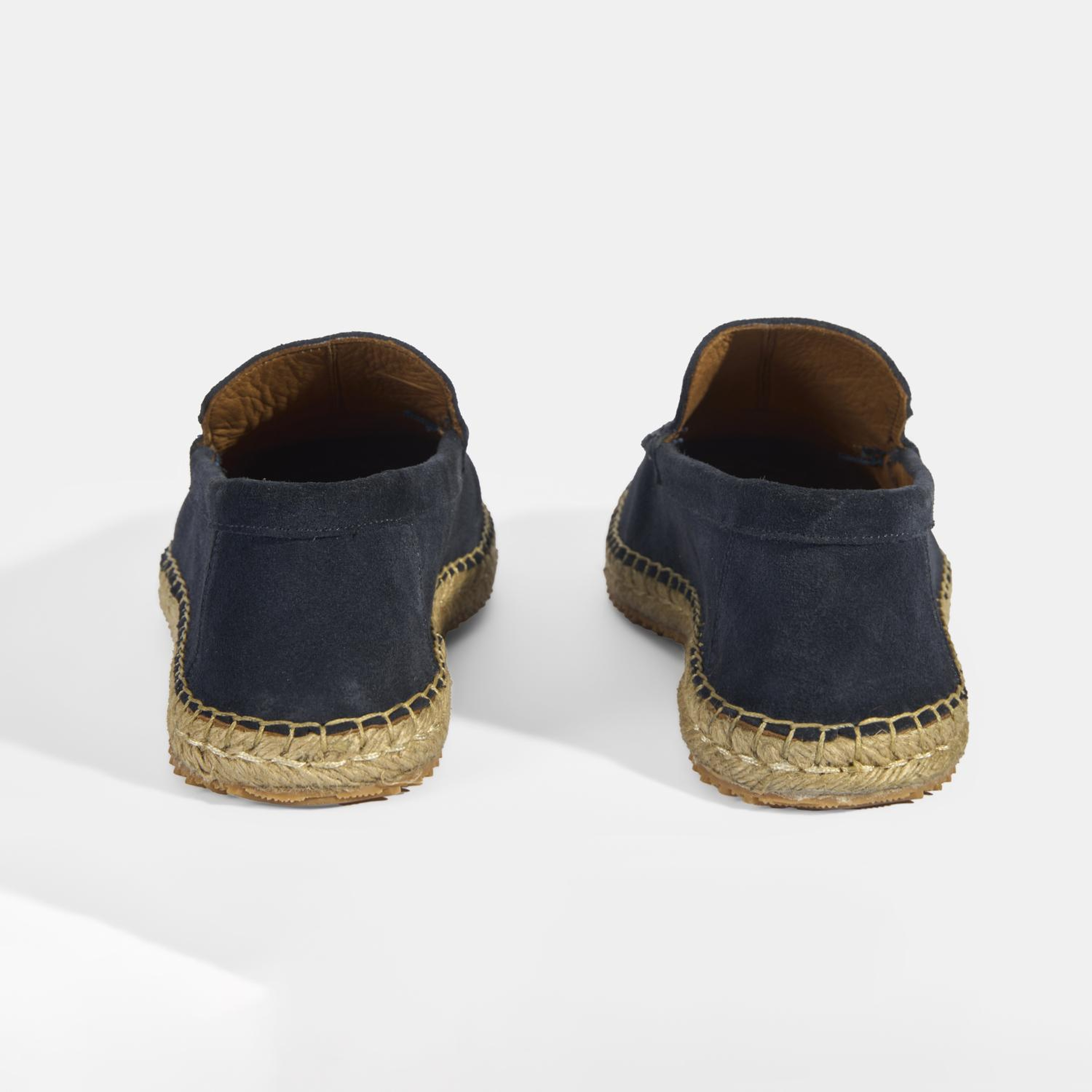 Erkek Lacivert Slip-On Süet Espadril