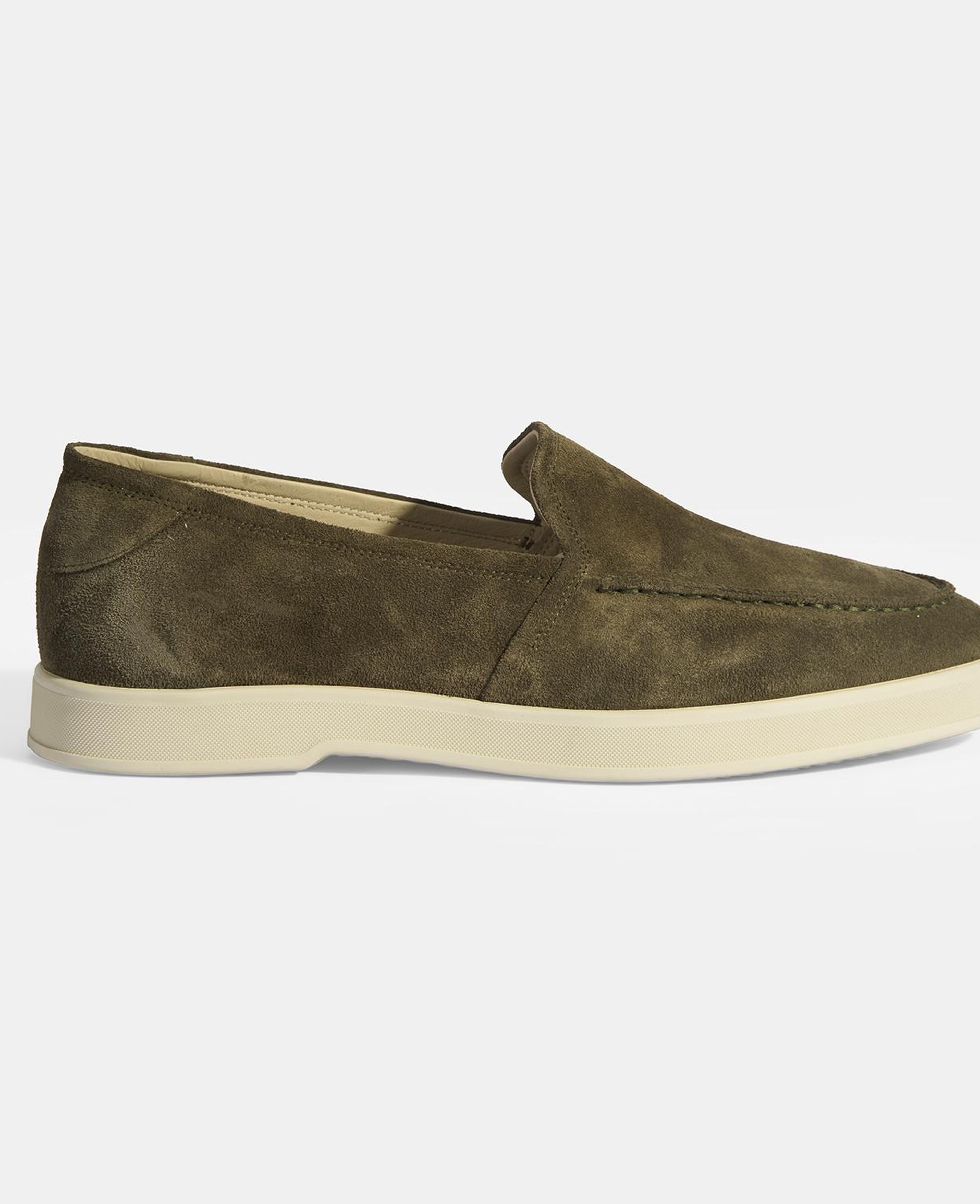 Peraleda Haki Erkek Slip-On Süet Loafer