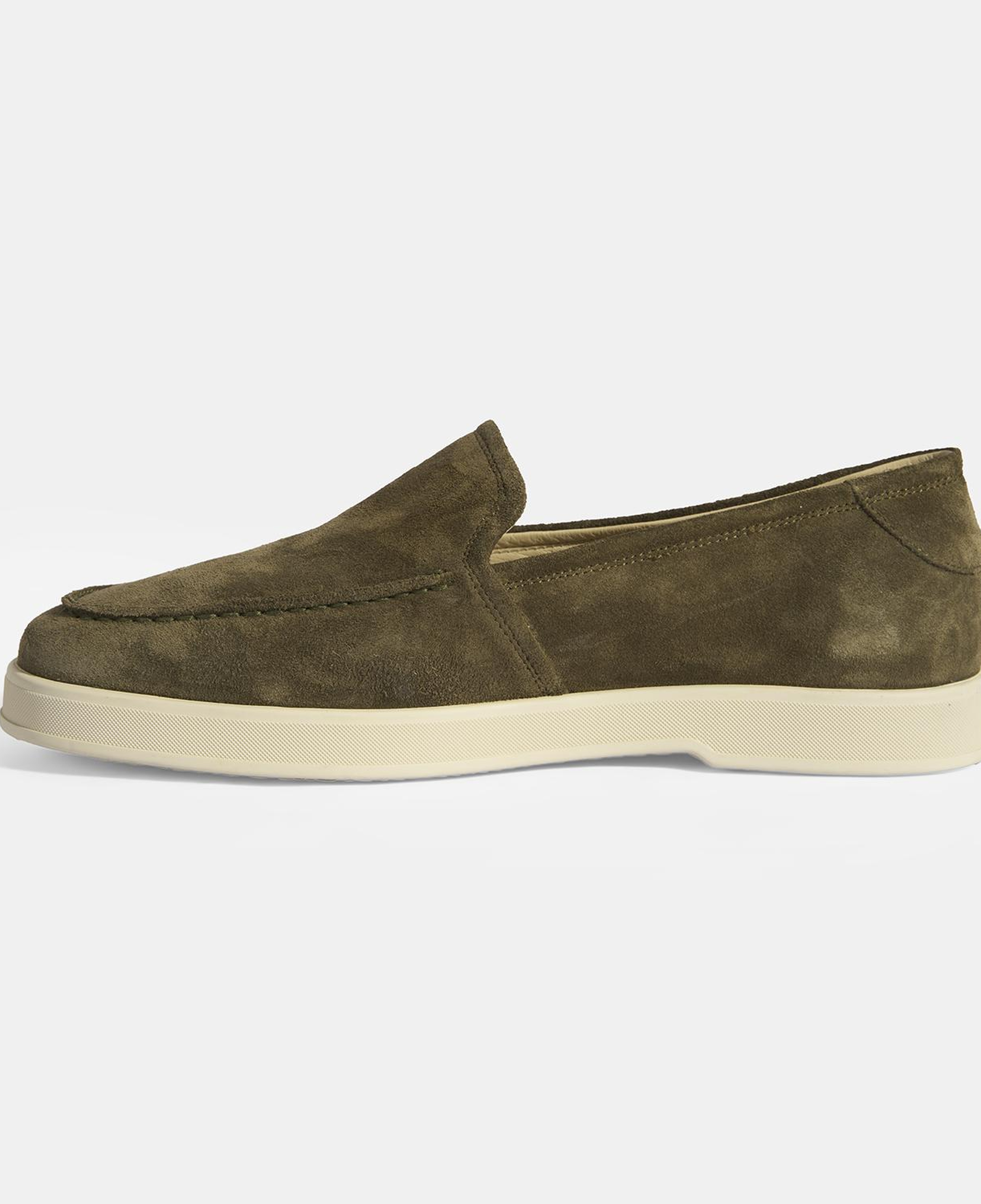 Peraleda Haki Erkek Slip-On Süet Loafer