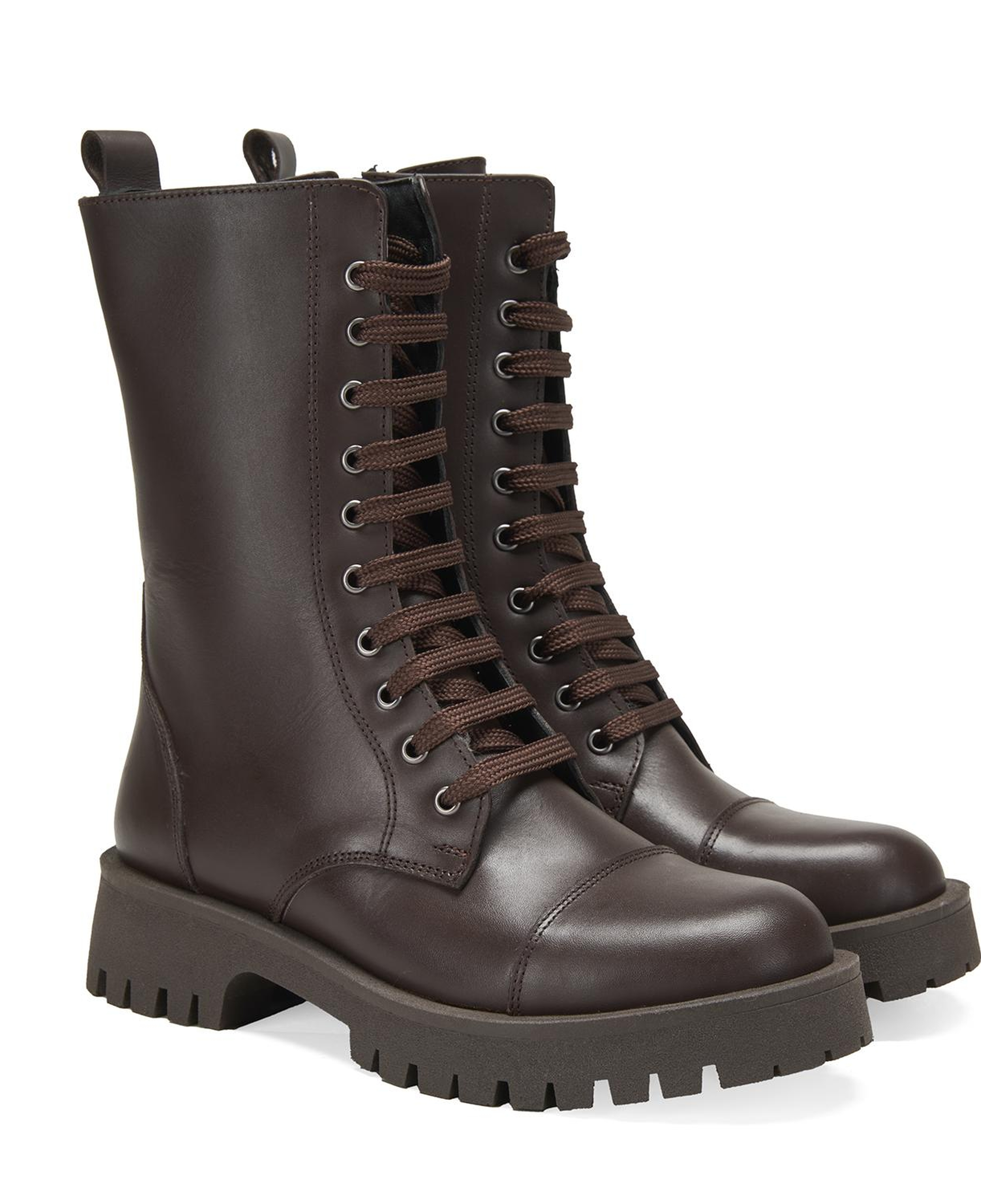 Kadın Kahve Deri Bot