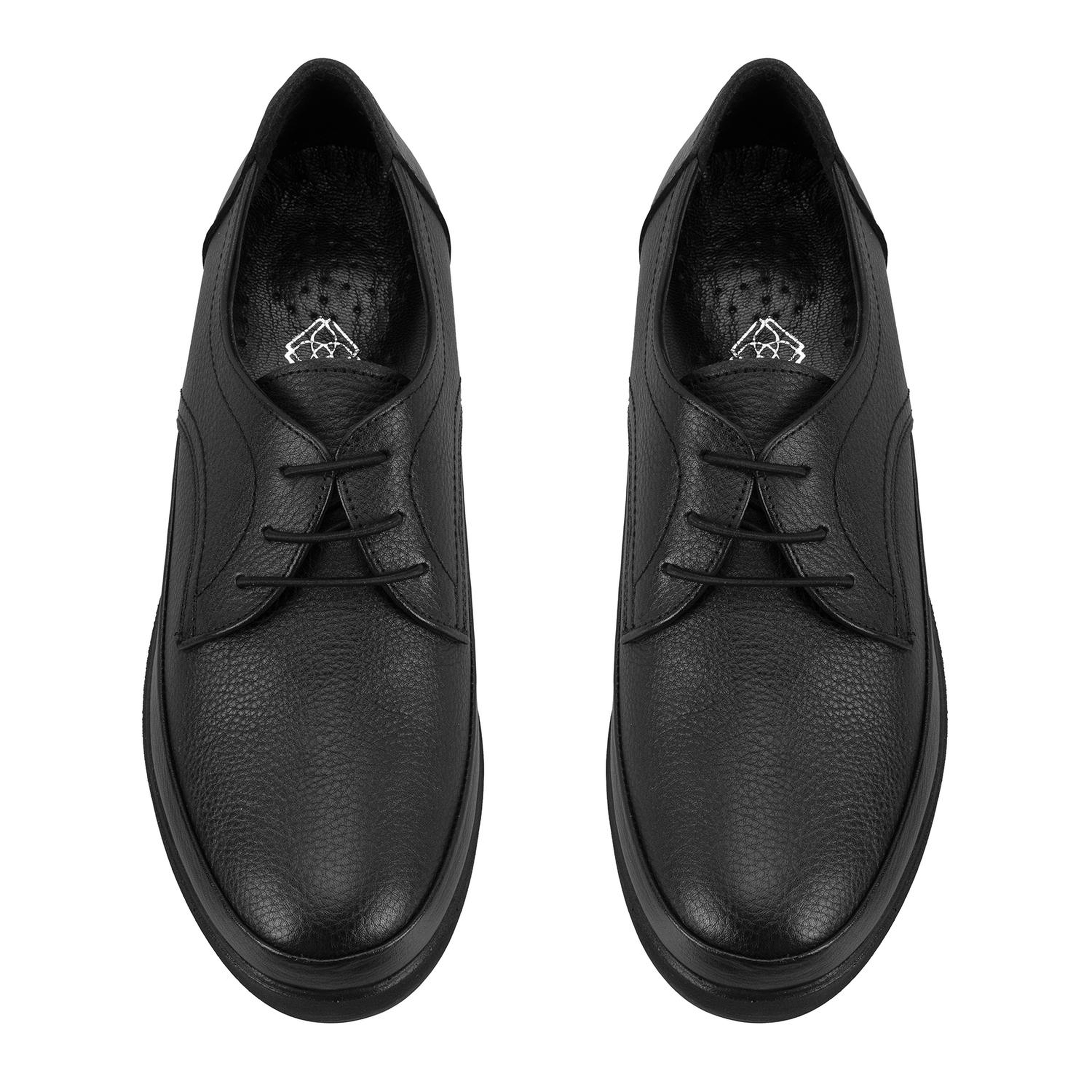 Hailee Siyah Kadın DesaComfort Dolgu Topuklu Deri Günlük Ayakkabı