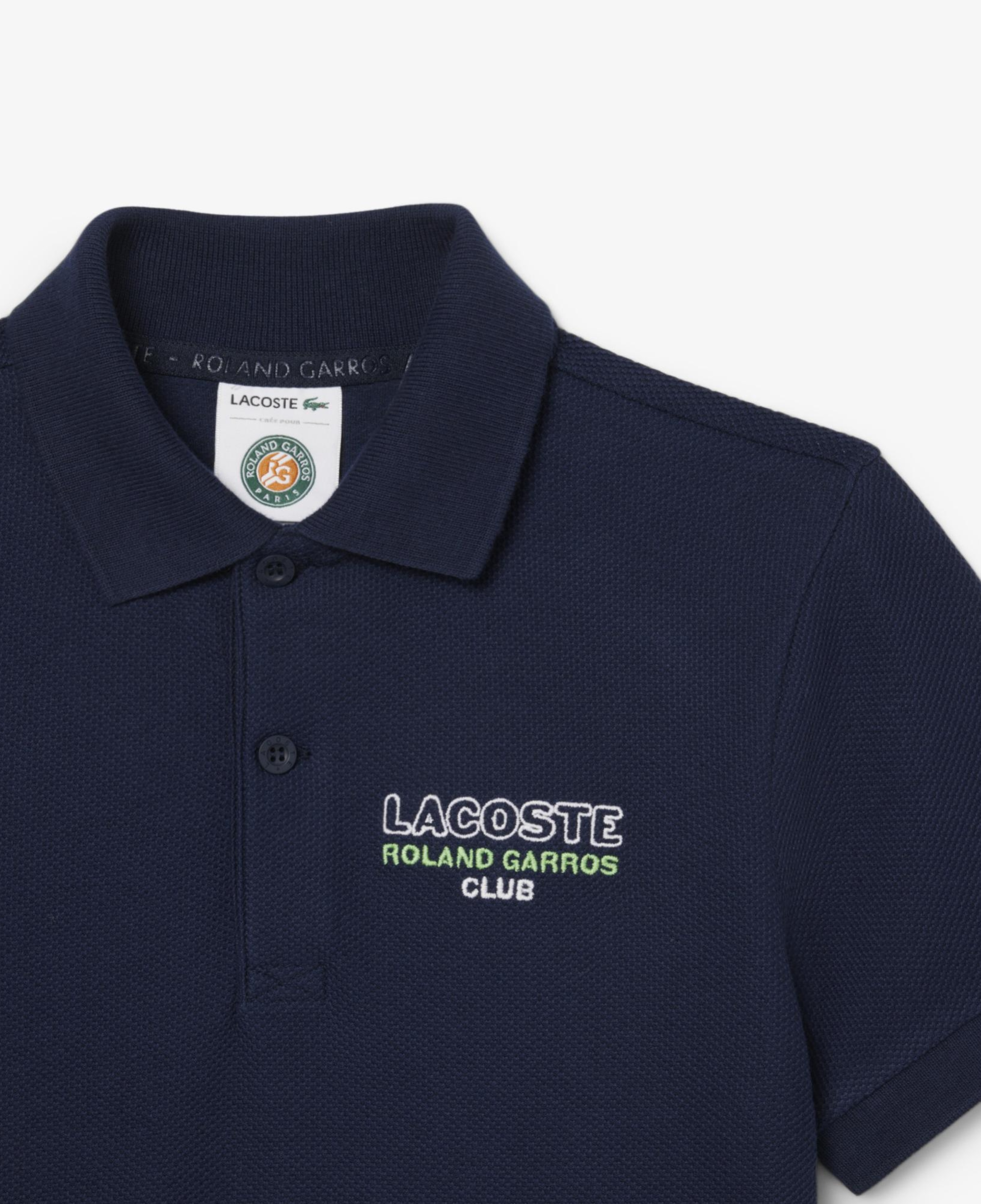 Lacoste Rolland Garros Çocuk Baskılı Lacivert Polo
