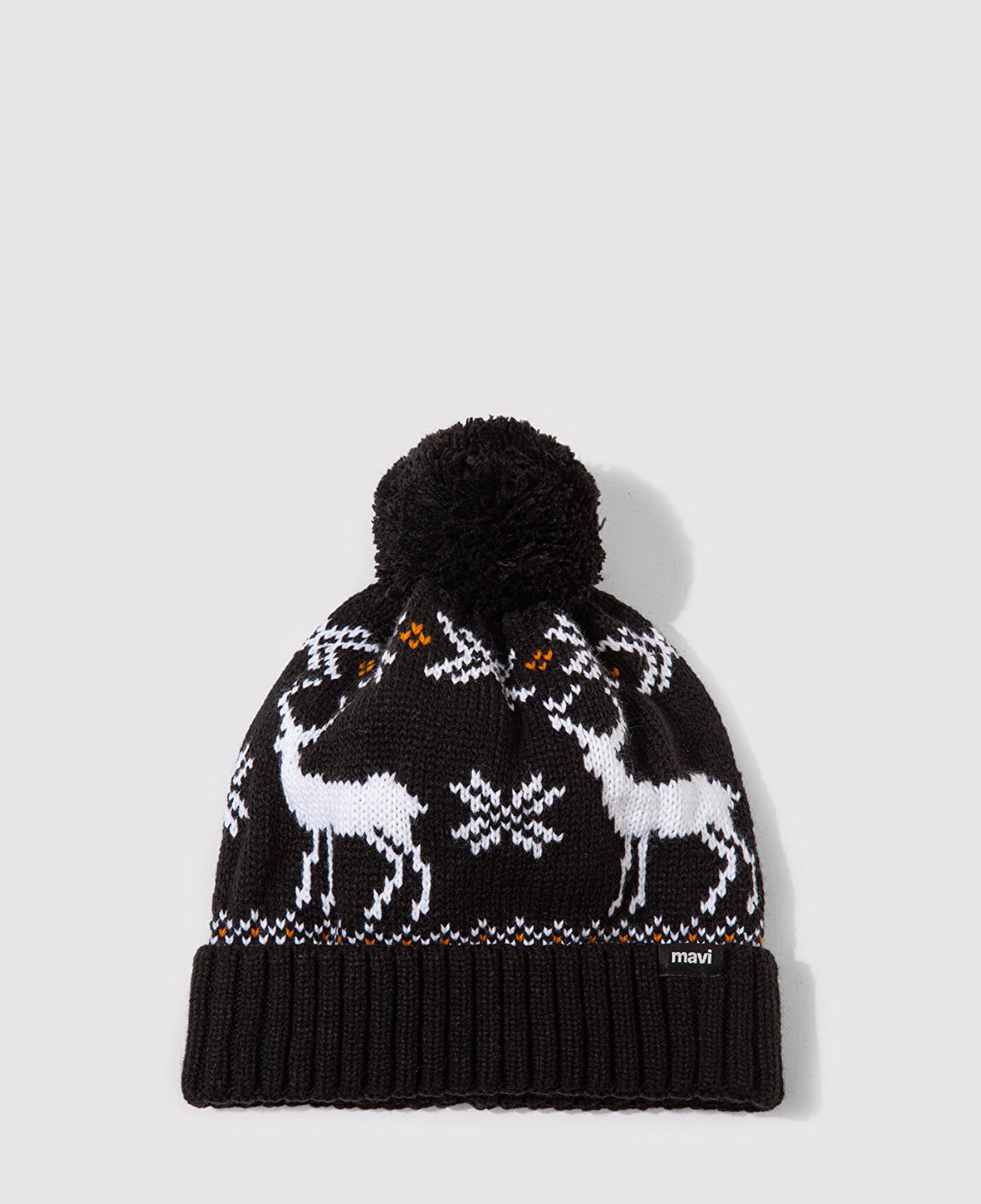 Mavi Yılbaşı Temalı Siyah Bere 0912106-900