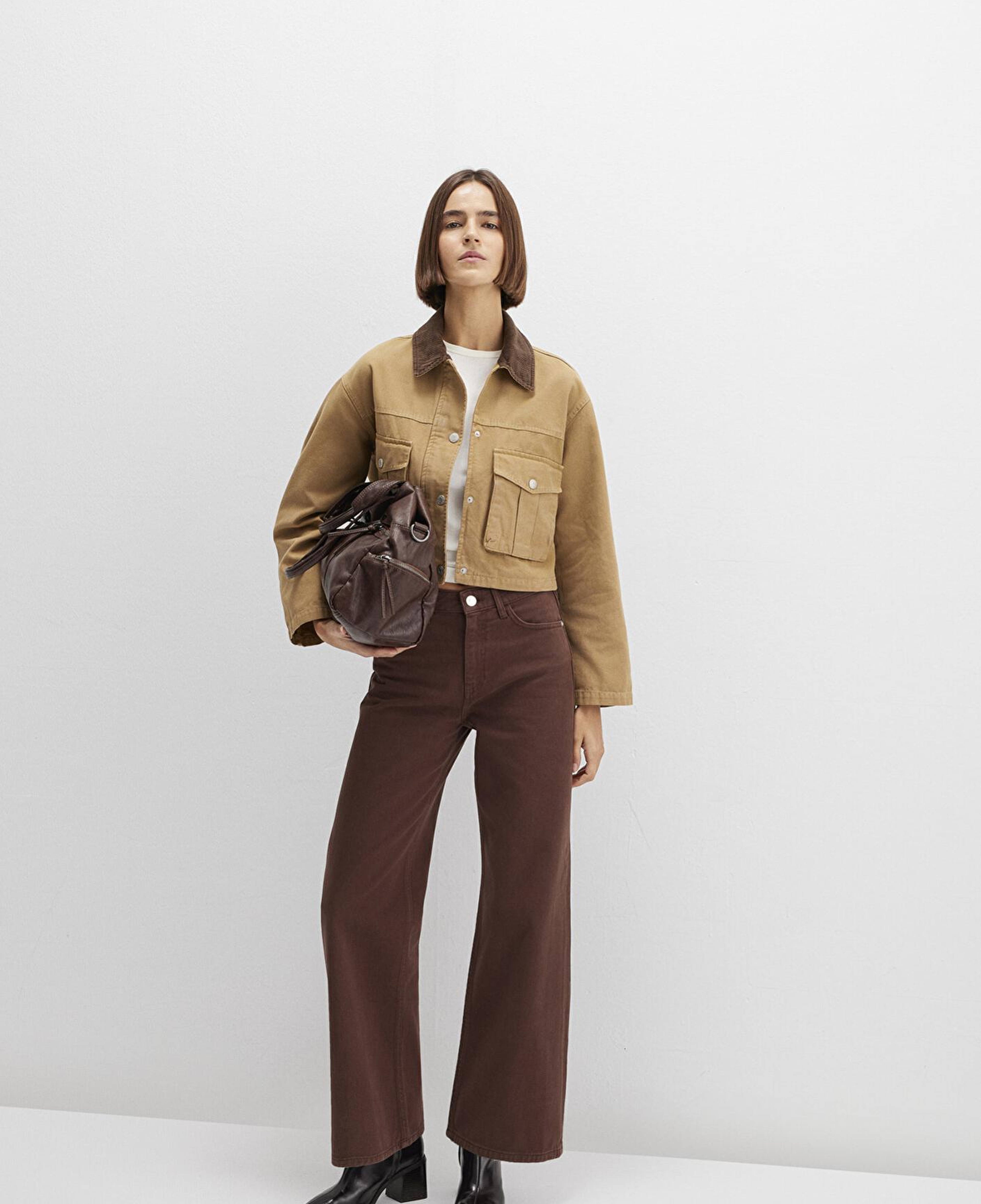 Mavi Malibu Kahverengi Gabardin Pantolon 1010152-A3355