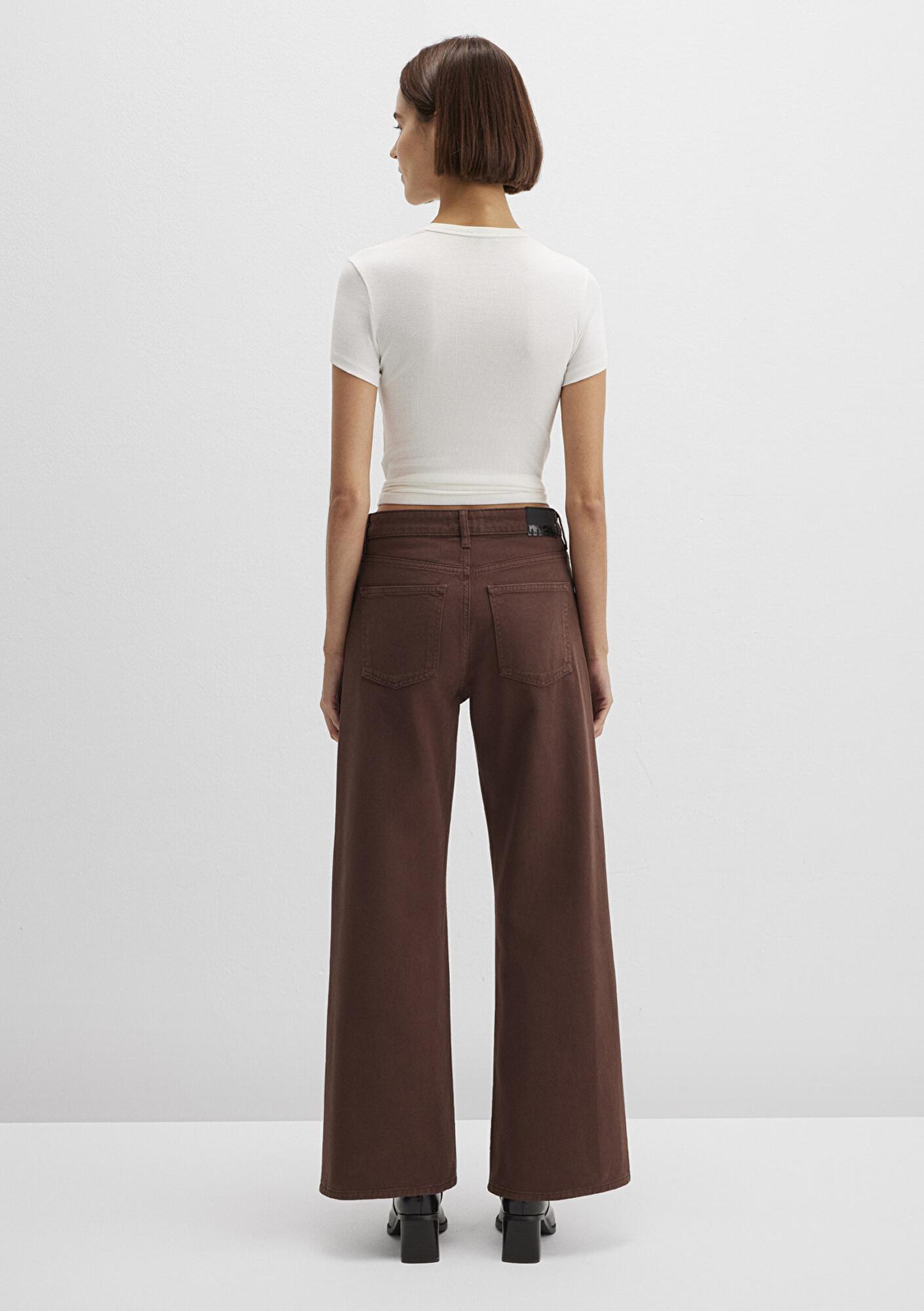 Mavi Malibu Kahverengi Gabardin Pantolon 1010152-A3355