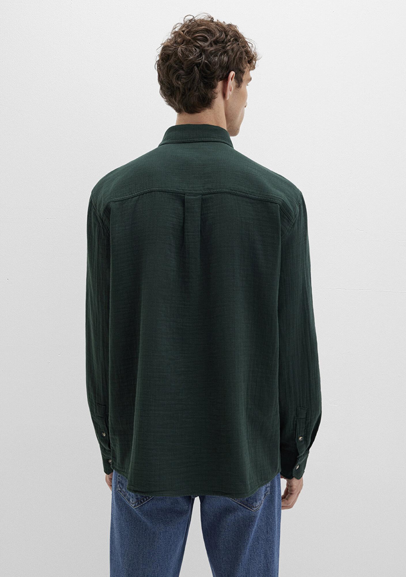 Mavi Yeşil Gömlek Regular Fit / Normal Kesim 0211518-85370