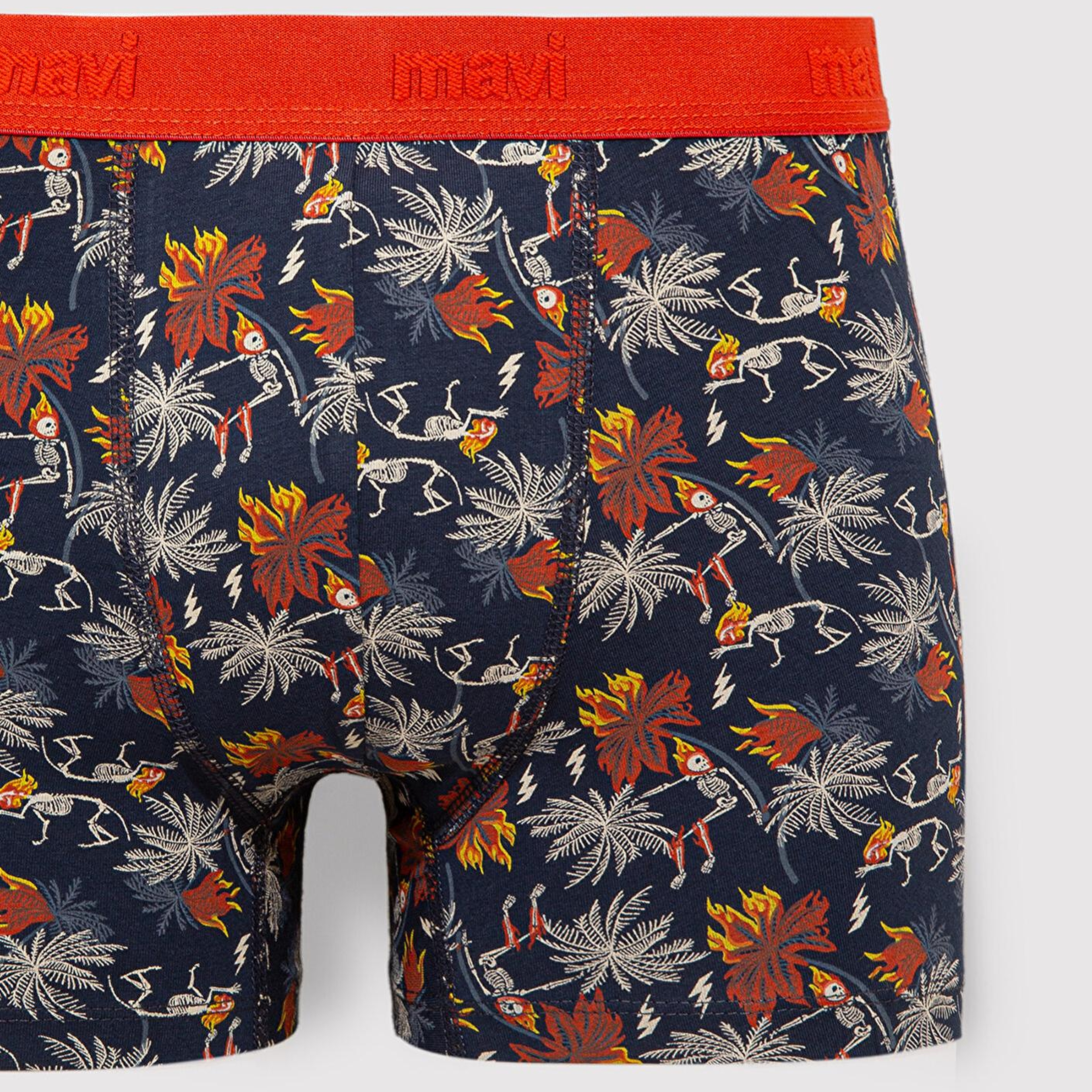 Mavi 3lü Baskılı Lacivert Boxer 0912241-85585