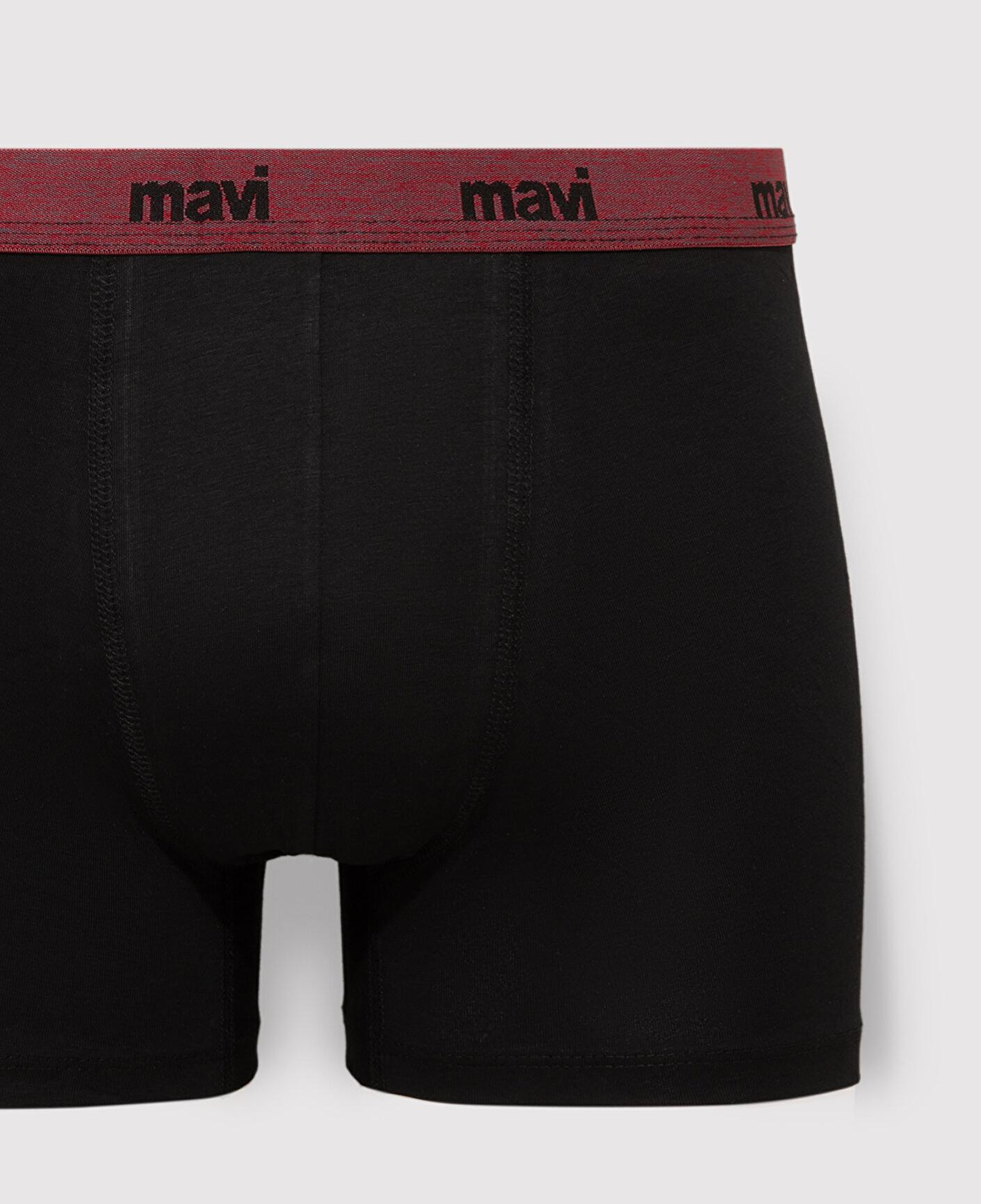 Mavi 3lü Siyah Basic Boxer 0912231-900