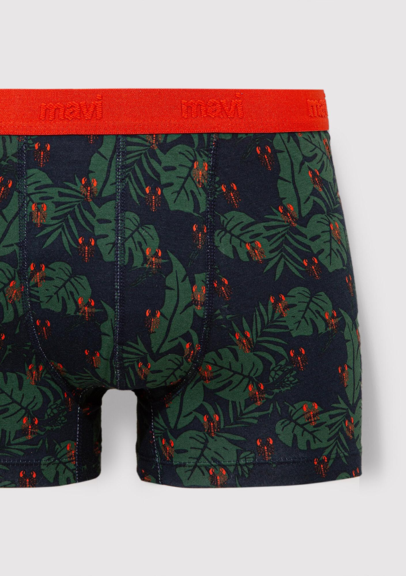 Mavi 3lü Akrep Baskılı Lacivert Boxer 0912237-33648