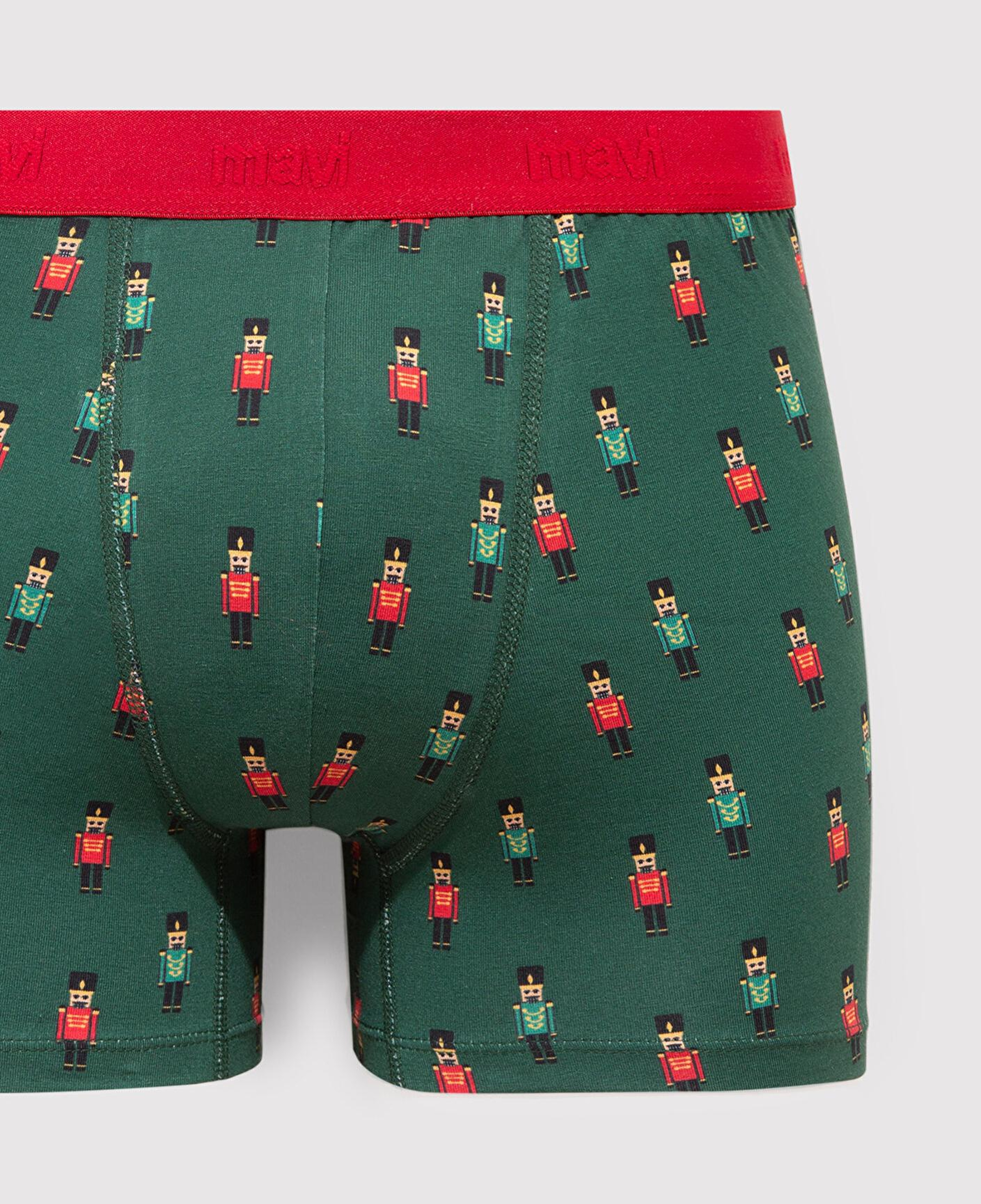 Mavi Yılbaşı Temalı Baskılı Boxer 0912138-71871