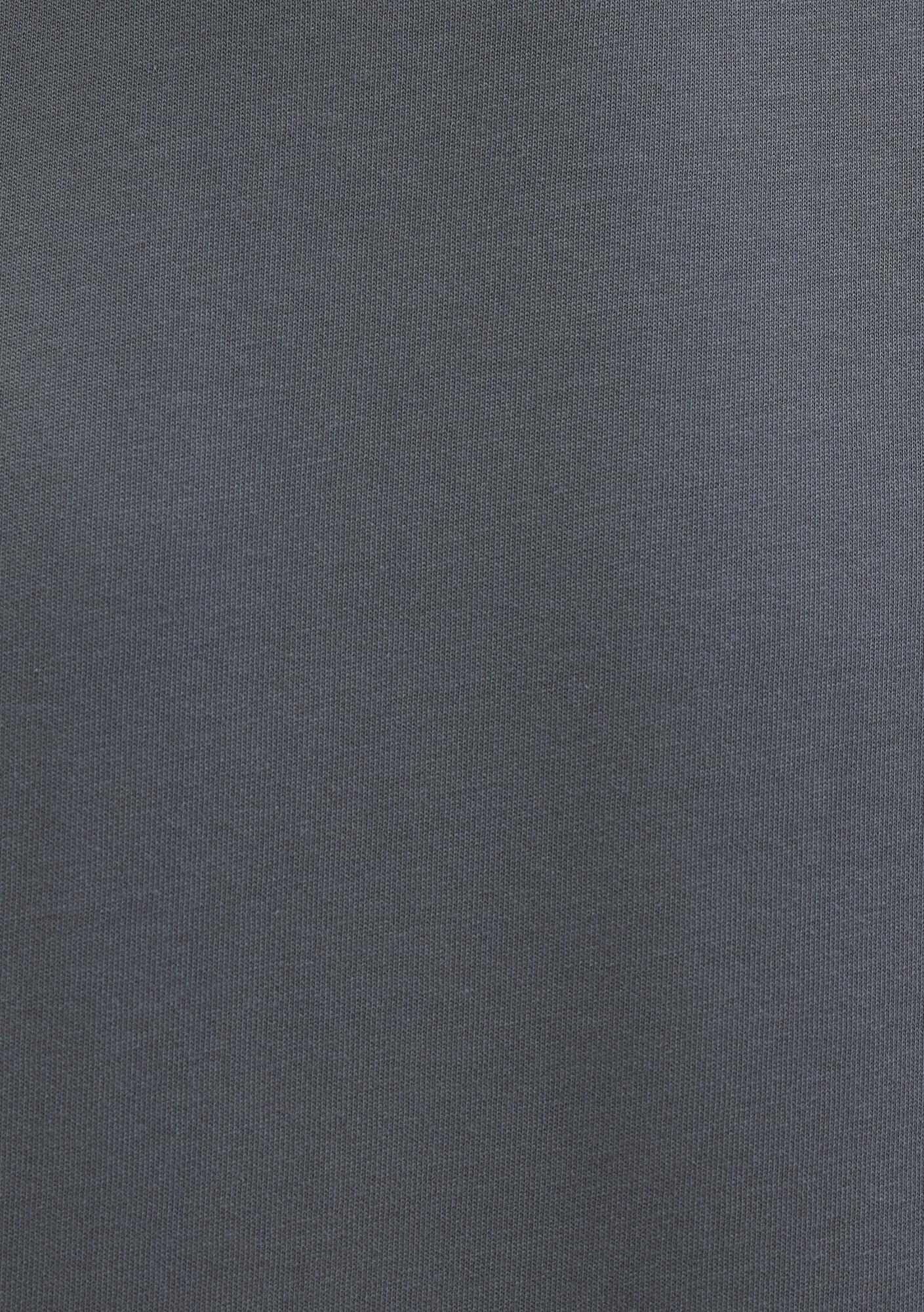 Mavi Bisiklet Yaka Antrasit Basic Tişört Loose Fit / Bol Rahat Kesim 0611596-80776