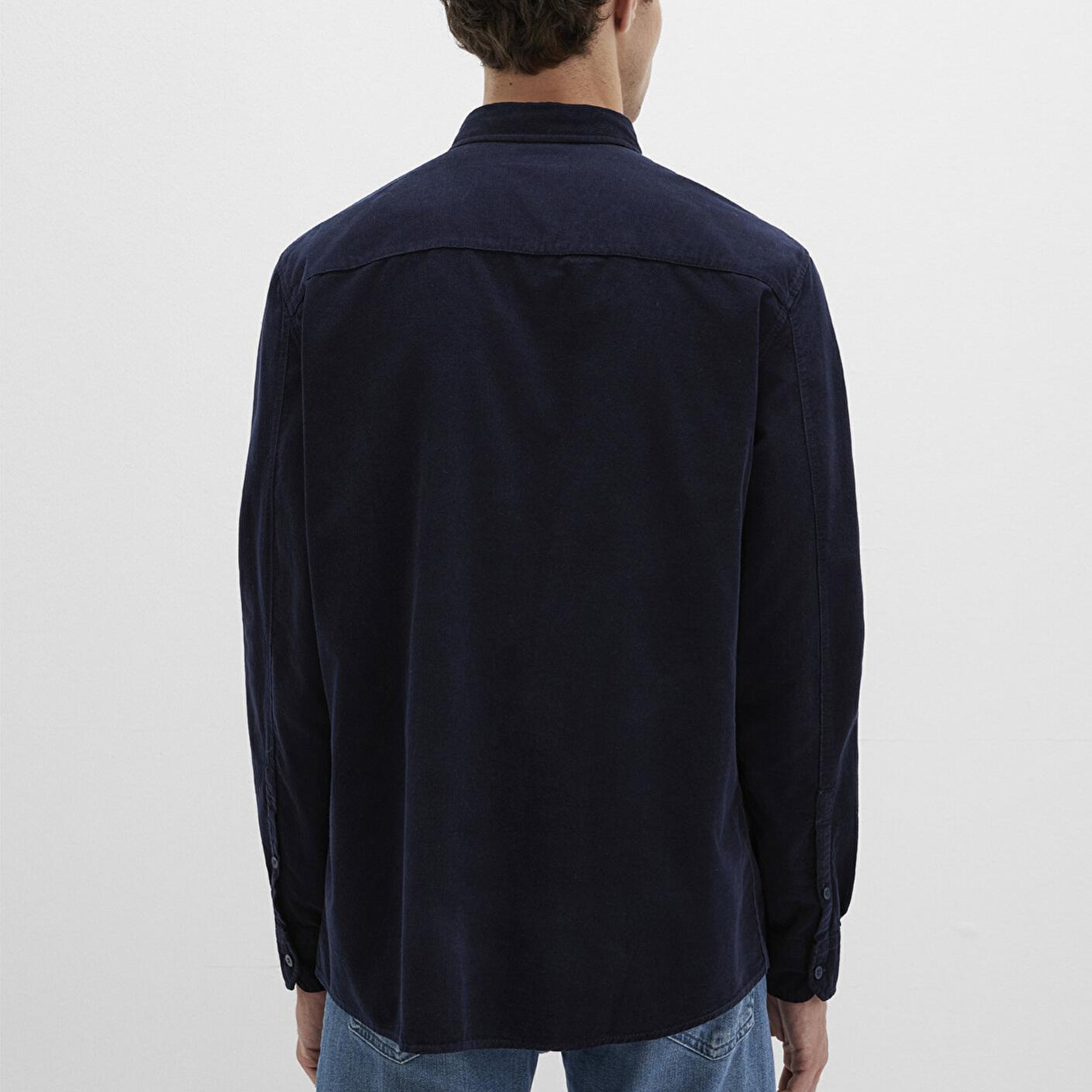 Mavi Mavi Black Kadife Lacivert Gömlek Regular Fit / Normal Kesim 0211746-80872