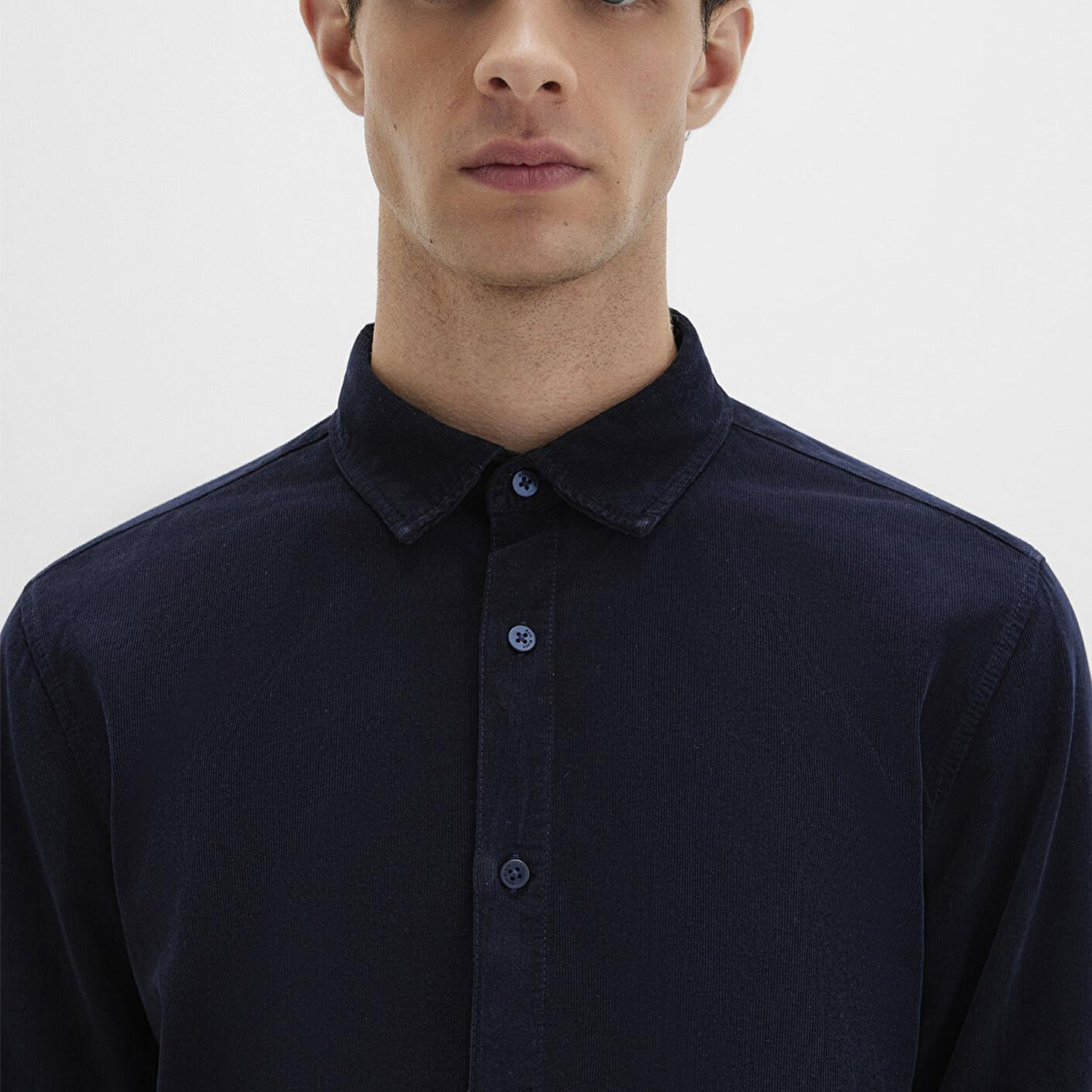 Mavi Mavi Black Kadife Lacivert Gömlek Regular Fit / Normal Kesim 0211746-80872