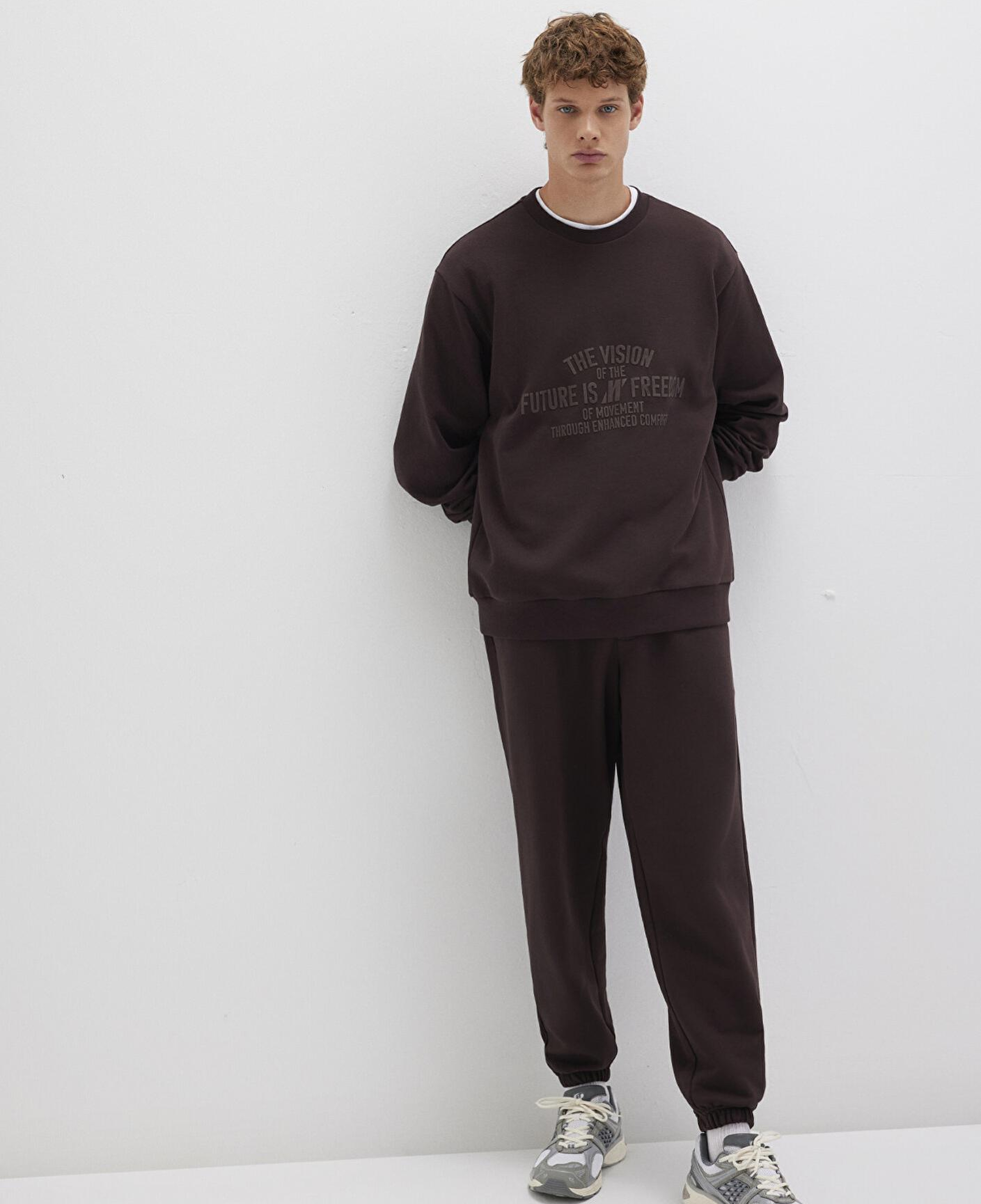 Mavi Kahverengi Eşofman Altı 0010542-88083