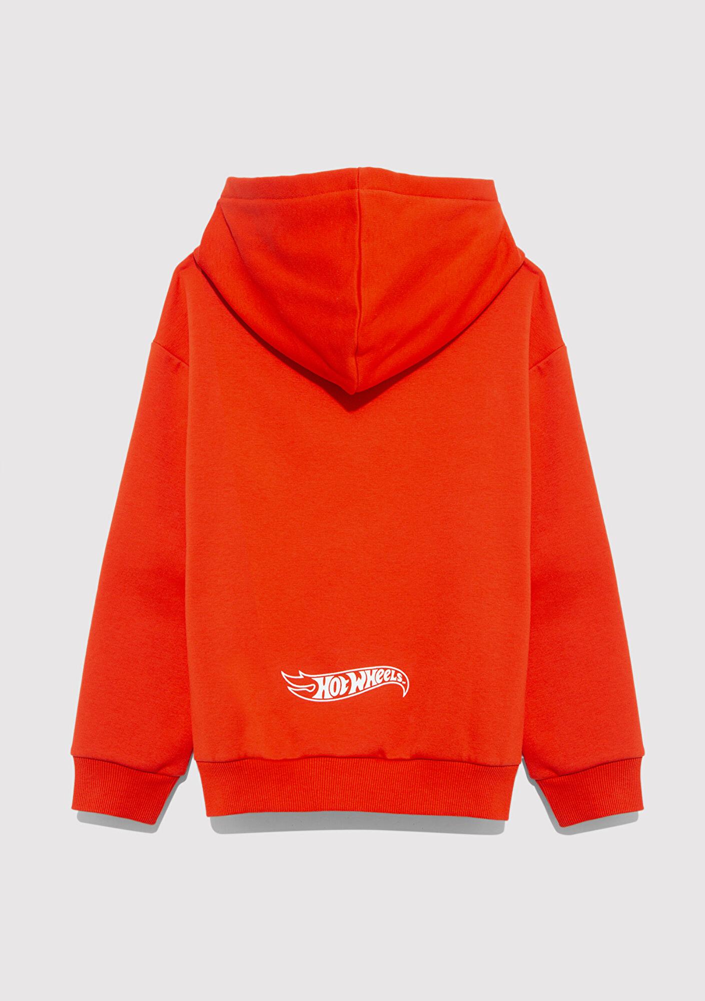 Mavi Hot Wheels Baskılıı Turuncu Sweatshirt 6S10156-88523