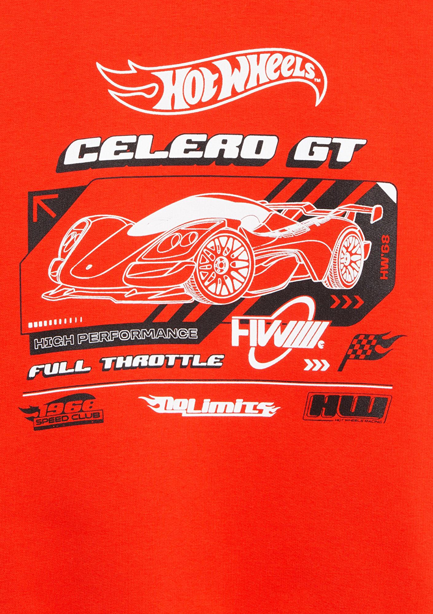 Mavi Hot Wheels Baskılıı Turuncu Sweatshirt 6S10156-88523