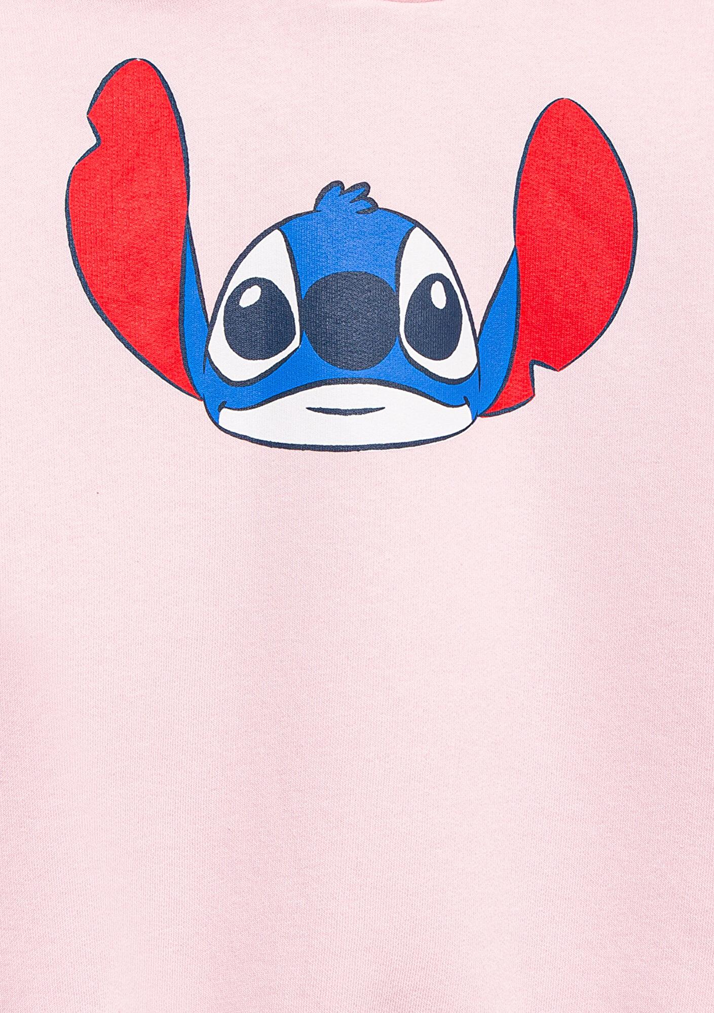 Mavi Stitch Baskılı Kapüşonlu Pembe Sweatshirt 7S10165-71007