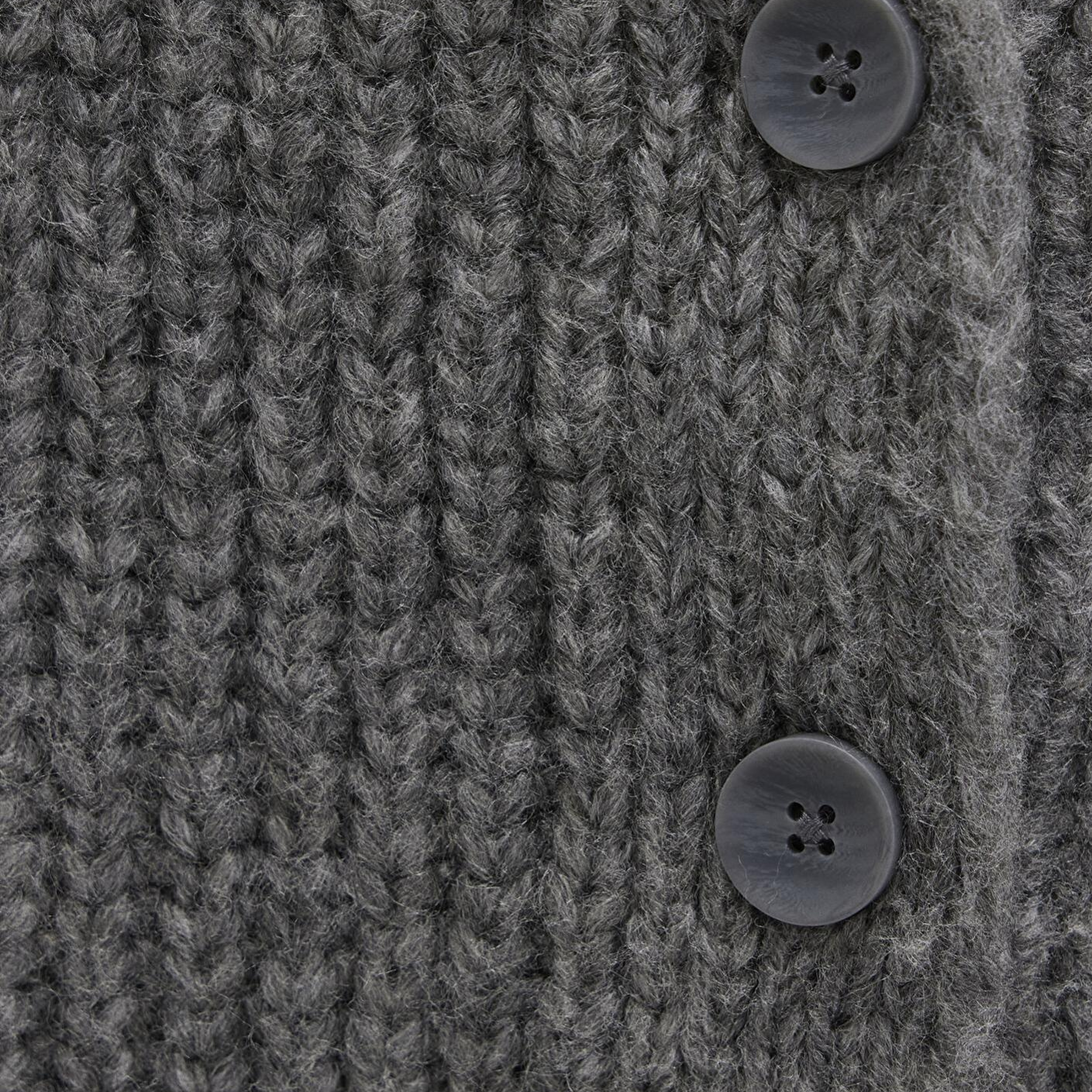 Mavi Düğme Detaylı Gri Hırka Regular Fit / Normal Kesim 1710386-80024