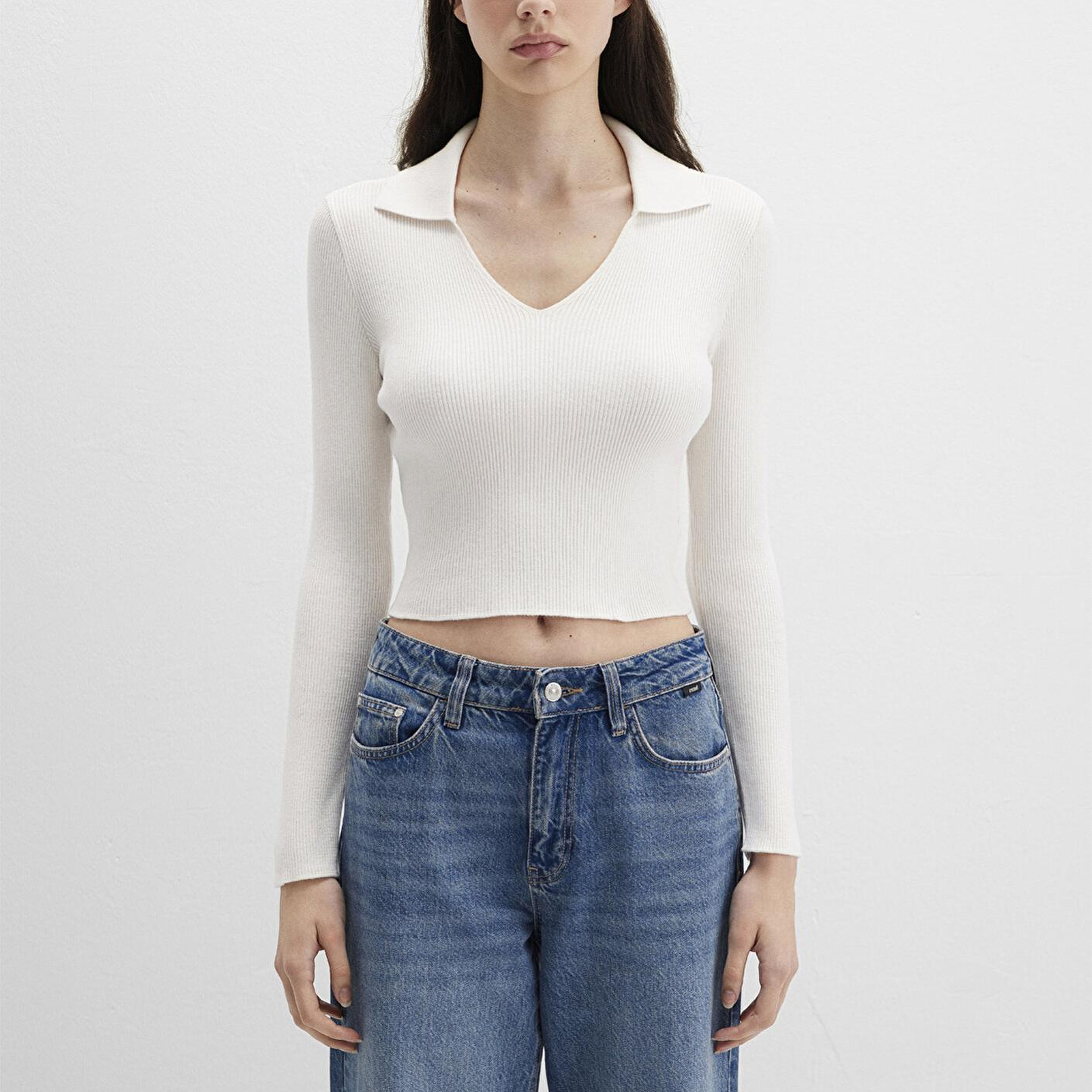 Mavi Ekru Triko Polo 1710802-70057