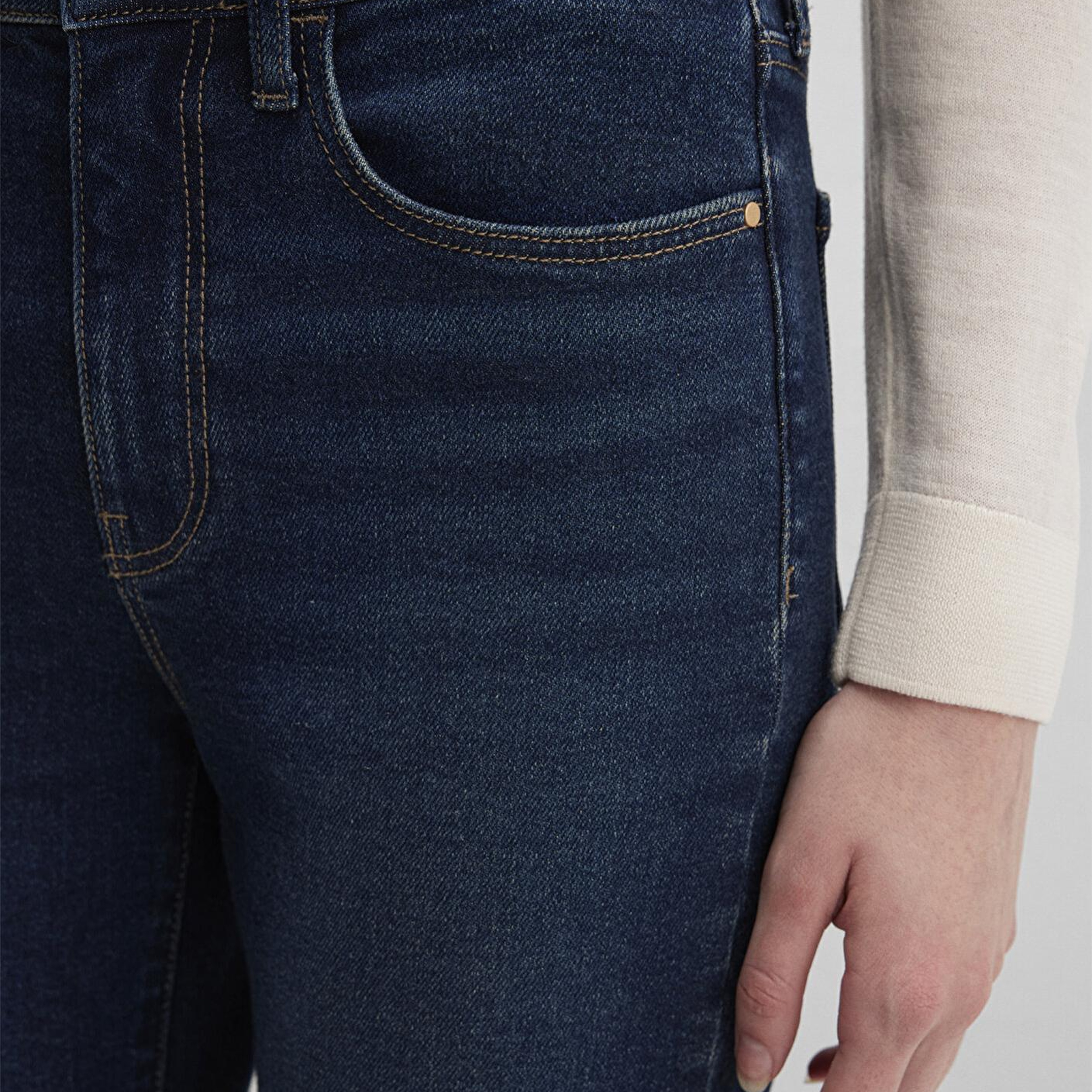 Mavi Bliss Gold Premium Puslu Koyu Mavi Jean Pantolon 101437-91261