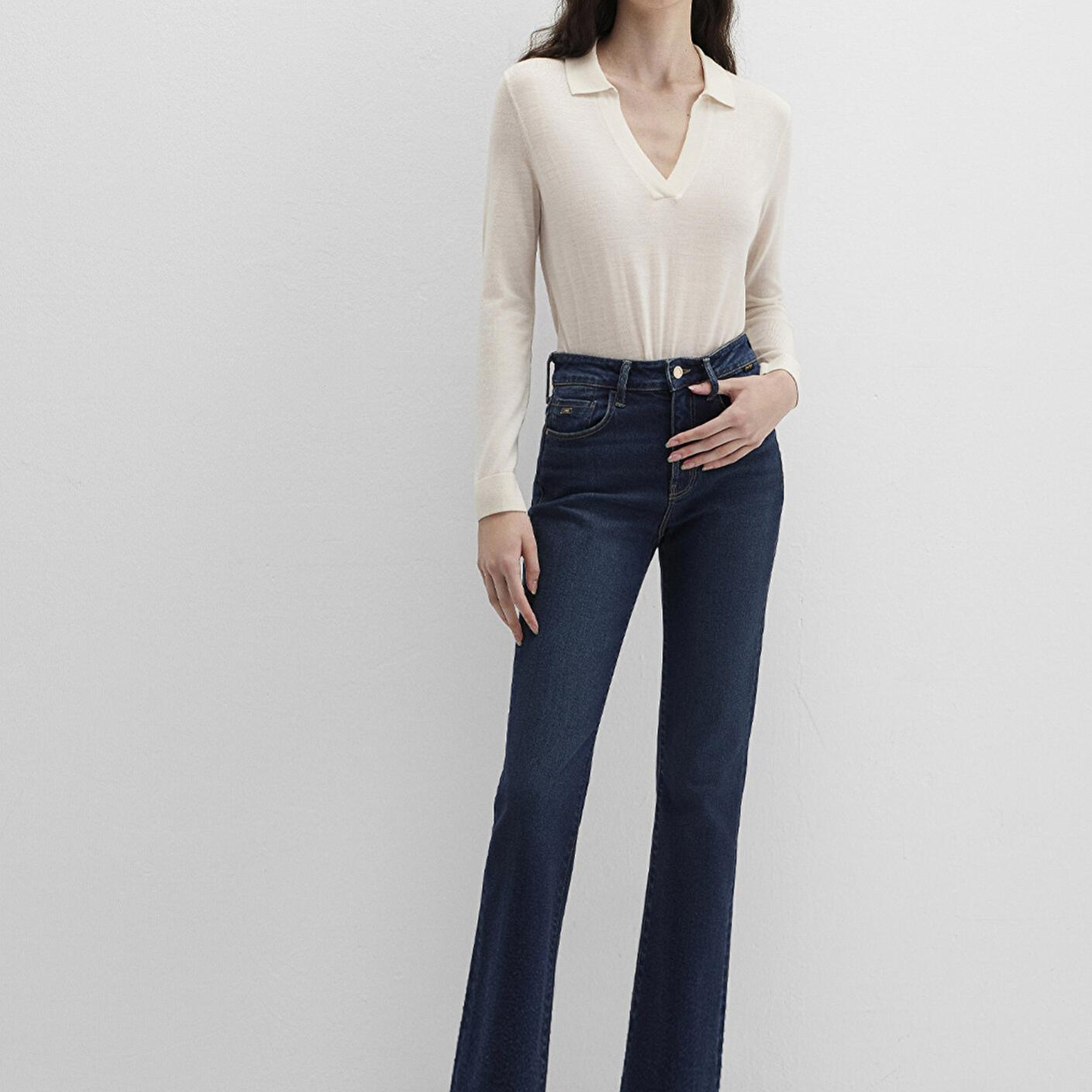 Mavi Bliss Gold Premium Puslu Koyu Mavi Jean Pantolon 101437-91261