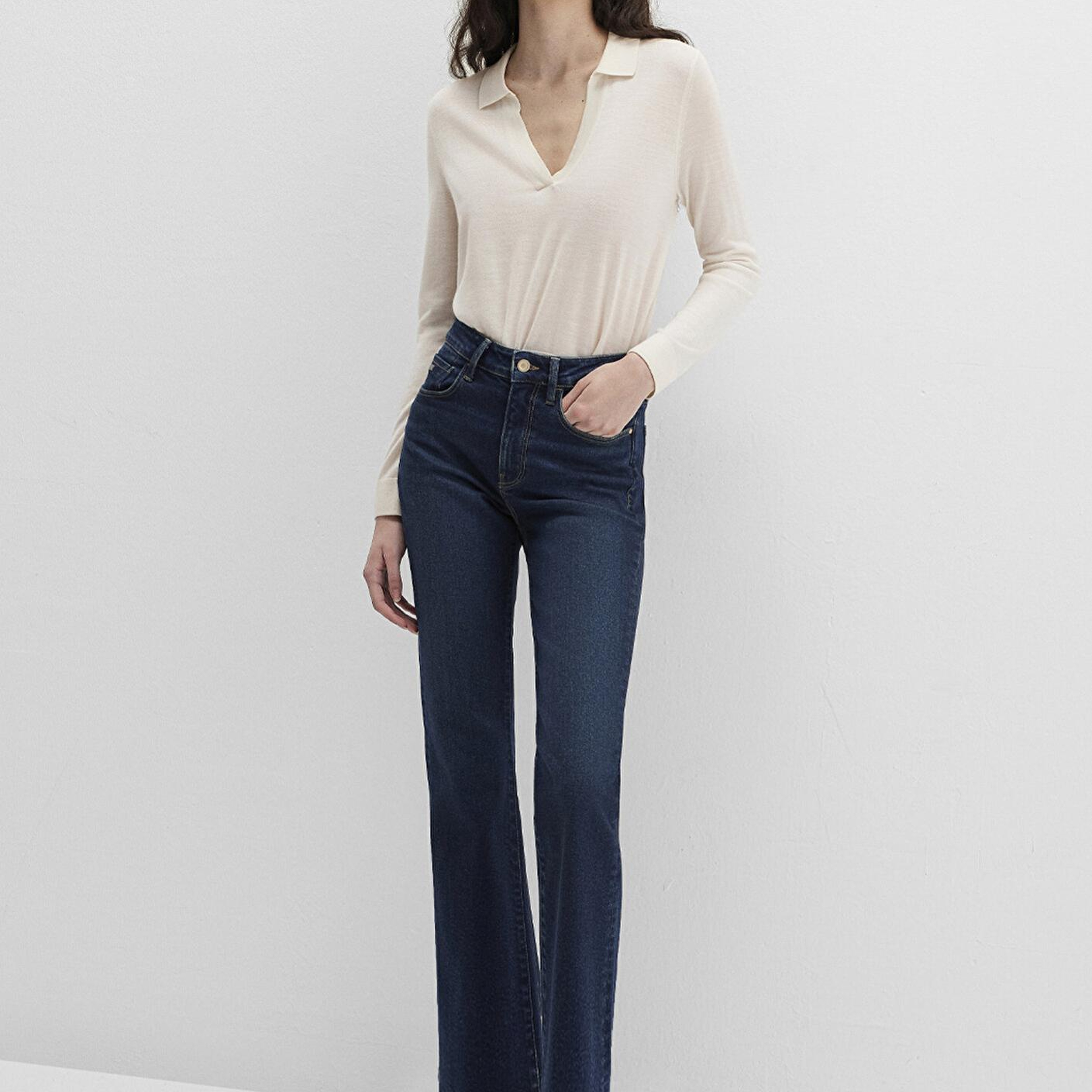 Mavi Bliss Gold Premium Puslu Koyu Mavi Jean Pantolon 101437-91261