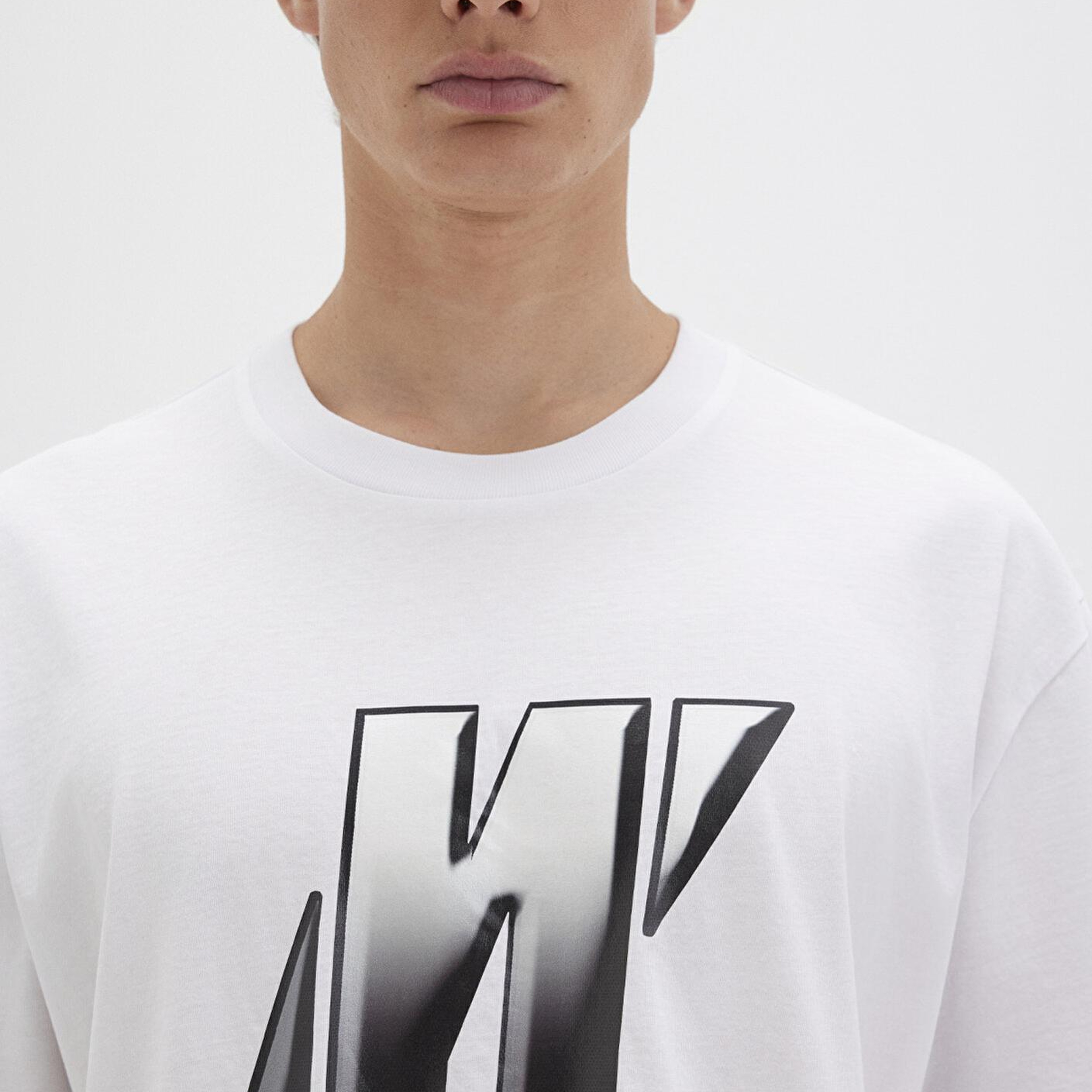 Mavi Mavi Pro Logo Baskılı Beyaz Tişört Relaxed Fit / Rahat Kesim 0613084-620