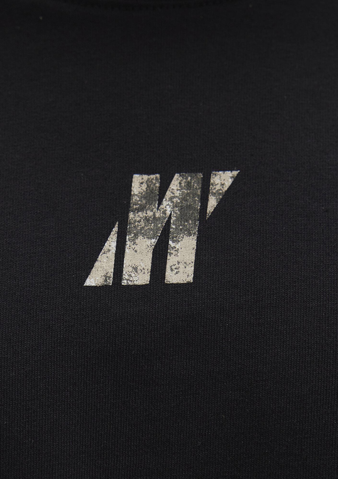 Mavi Mavi Pro Baskılı Siyah Tişört Loose Fit / Bol Rahat Kesim 0613078-900